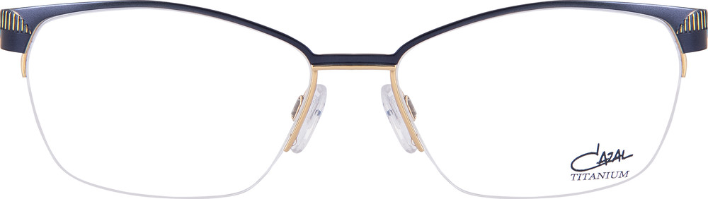 Buy Cazal Eyewear 1255 006 Navy Blue gold prescription Glasses