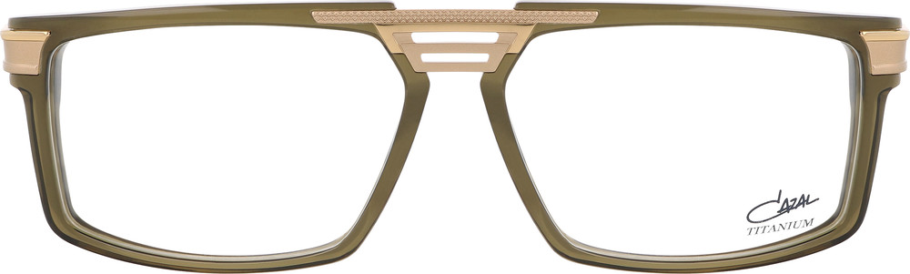 Gold frame top cazal eyeglasses