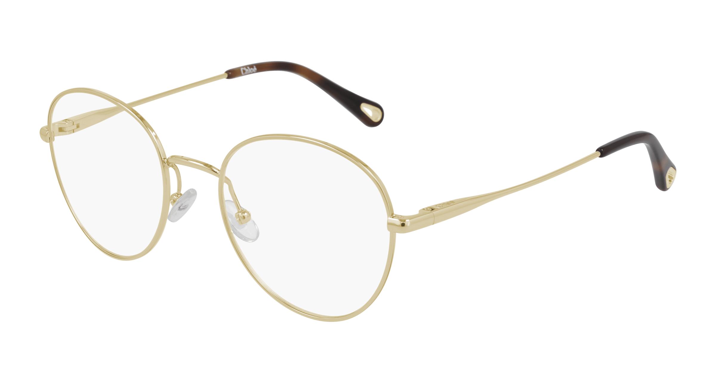 Buy Chloe Ch0021o 004 Gold 004 prescription Glasses