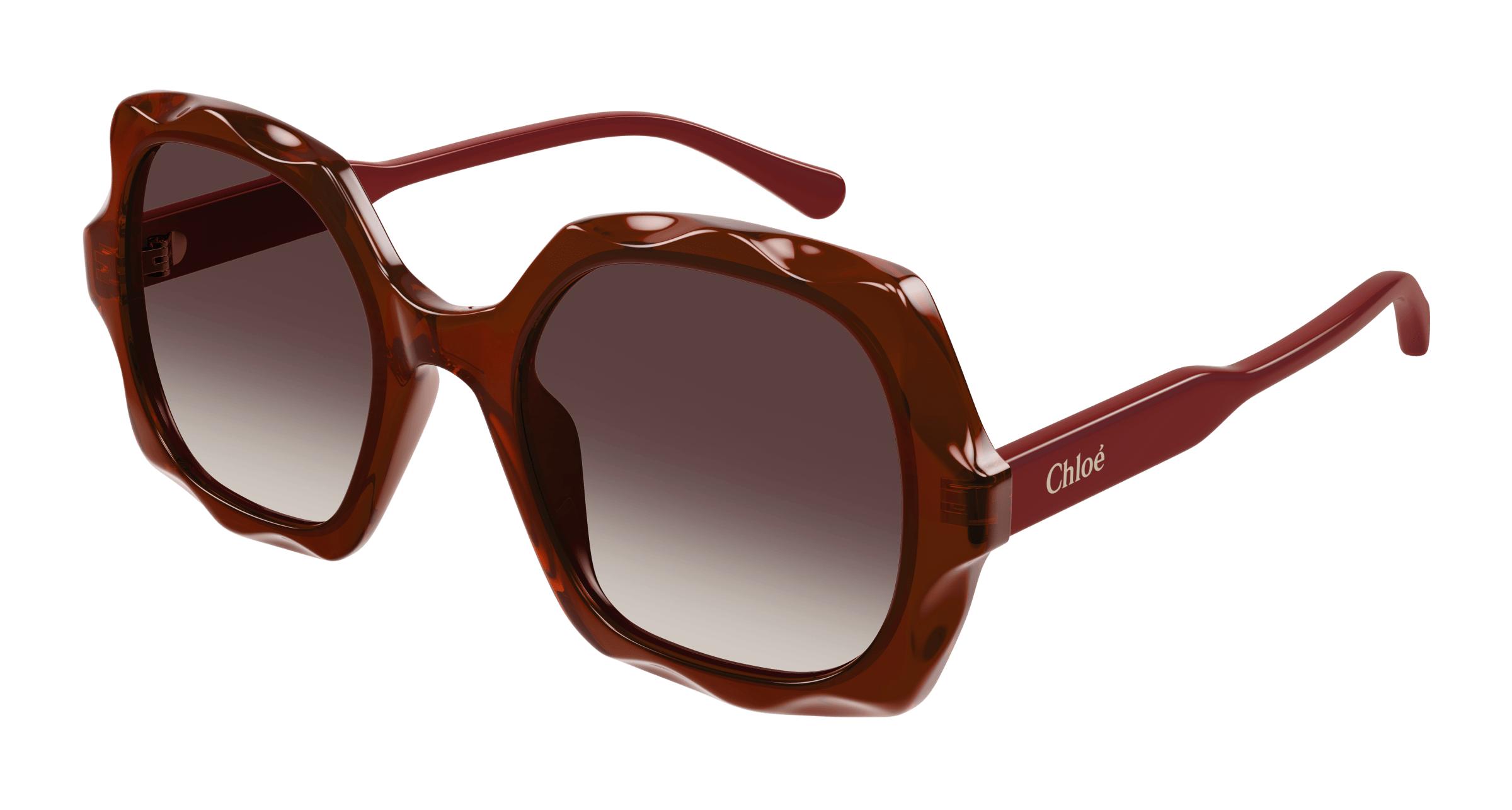Chloe red sunglasses 2025