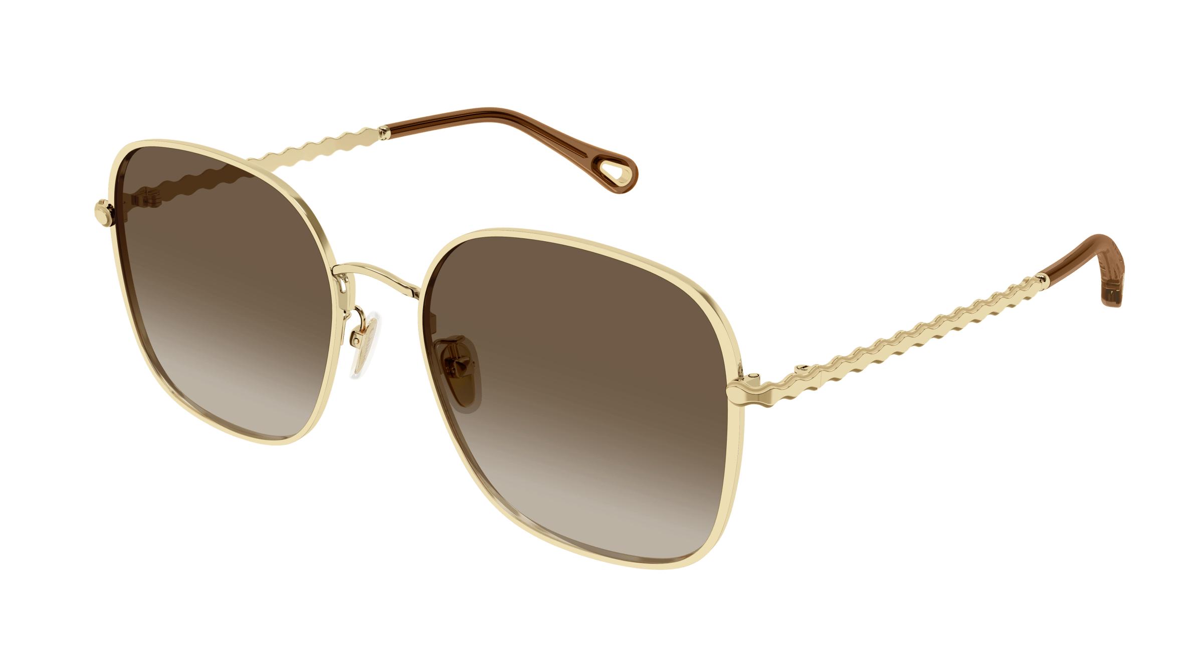 Chloe gold sunglasses 2025