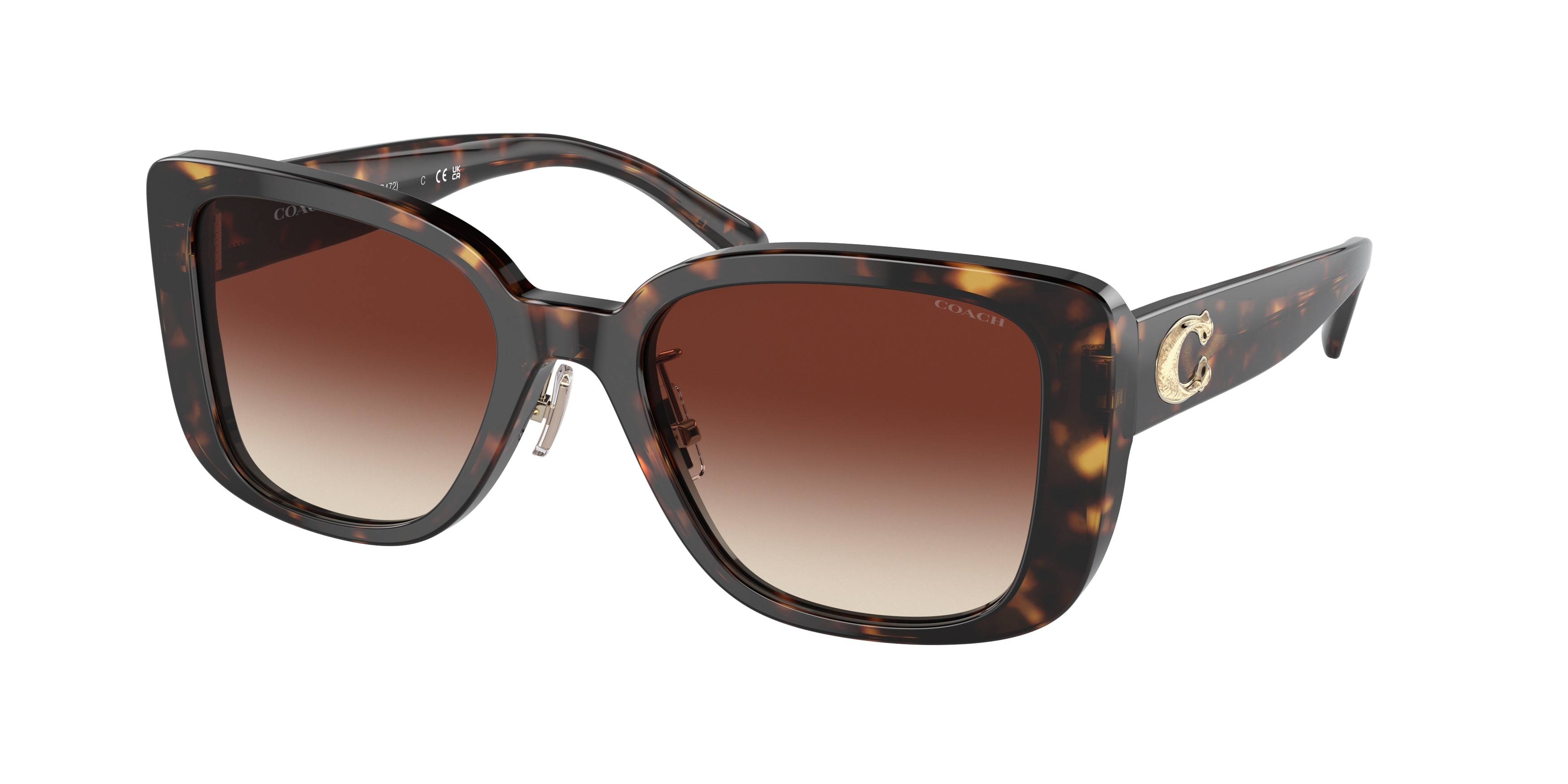 Coach dark tortoise sunglasses cheap