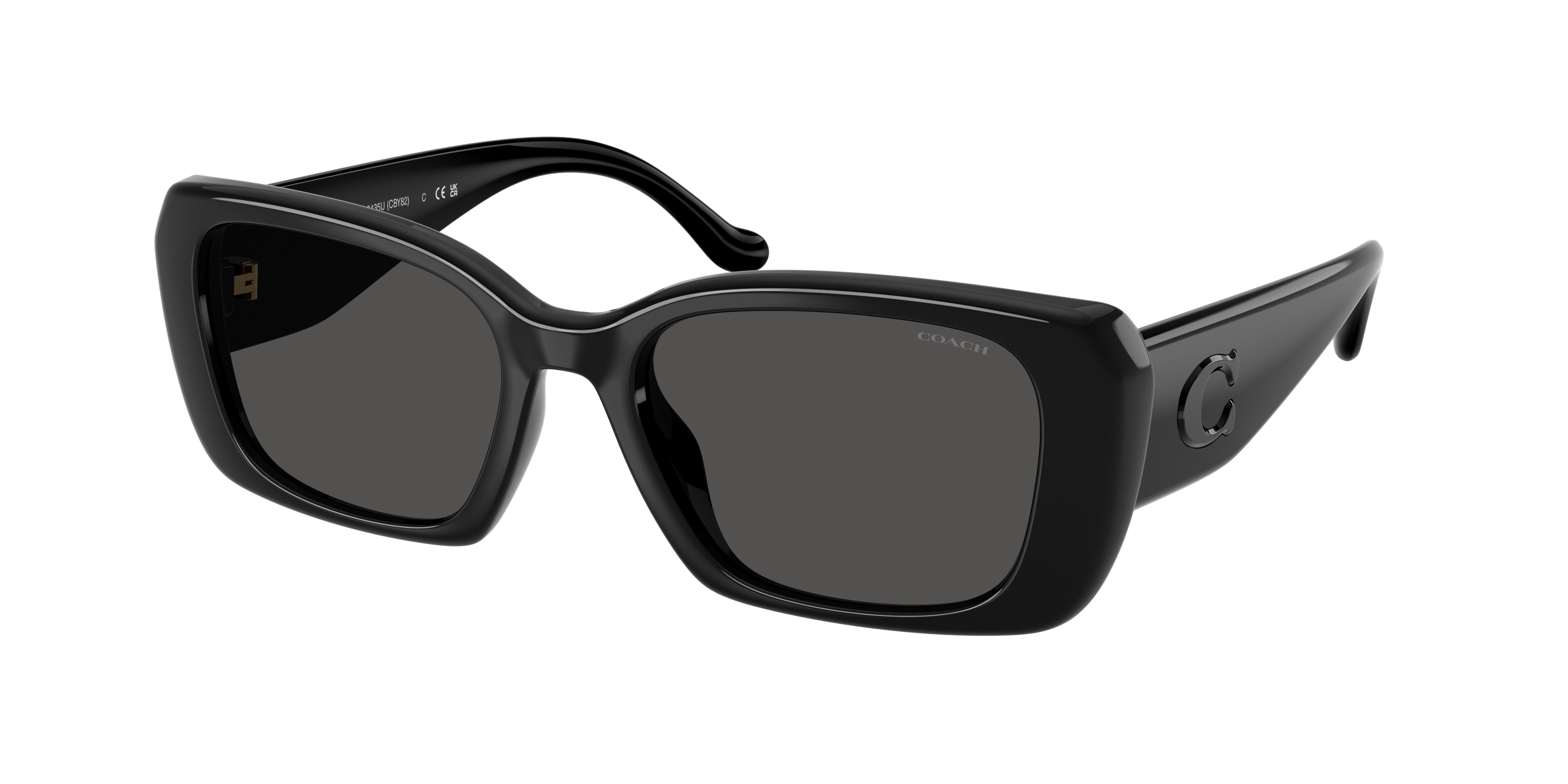 Coach Burnt Orange HC8435U (CBY82) 54 19 140 (591673) Sunglasses Coach HC8435U CBY82 Sunglasses | Clearly main image 4