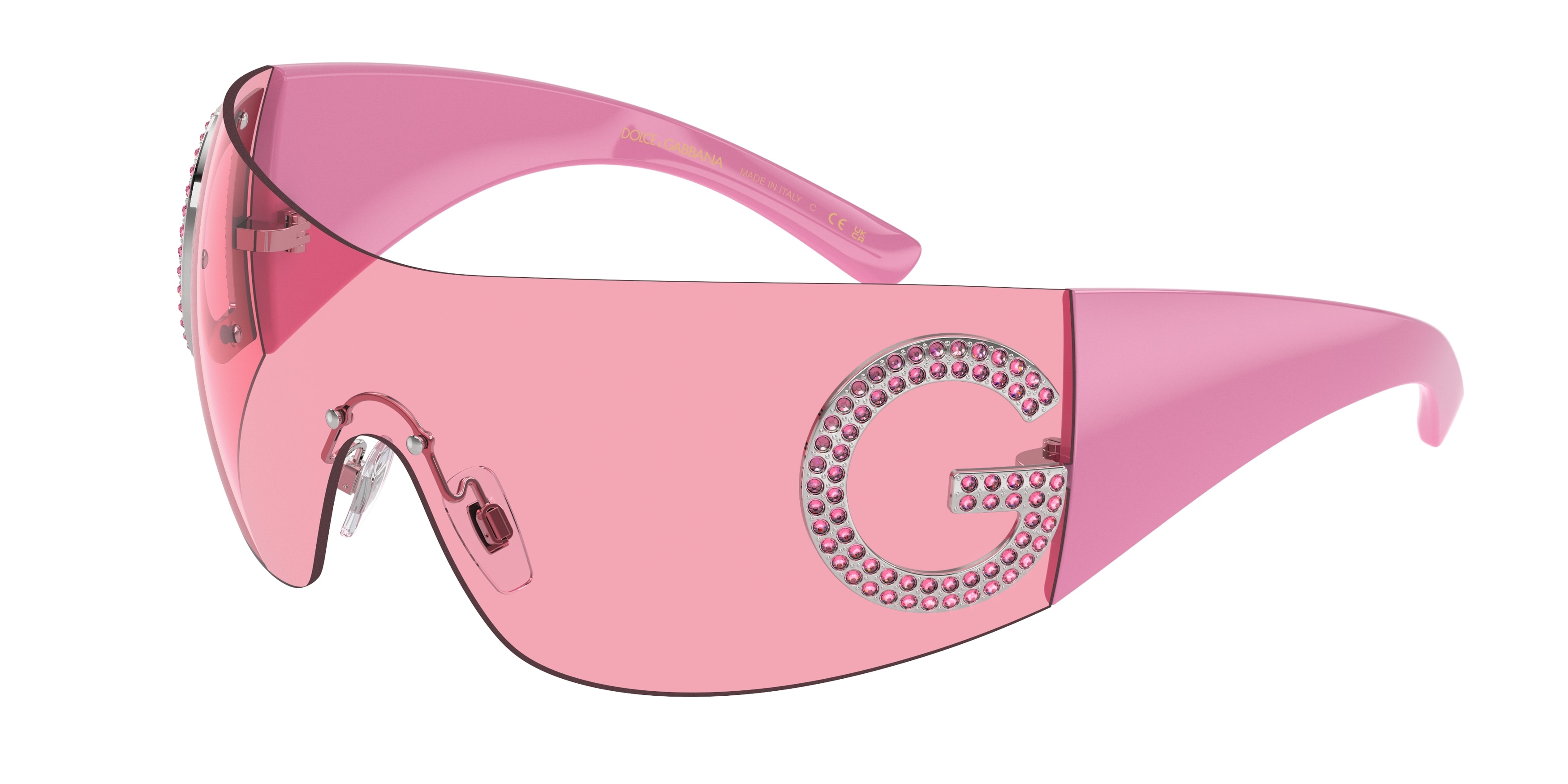 Pink dolce and gabbana glasses hot sale