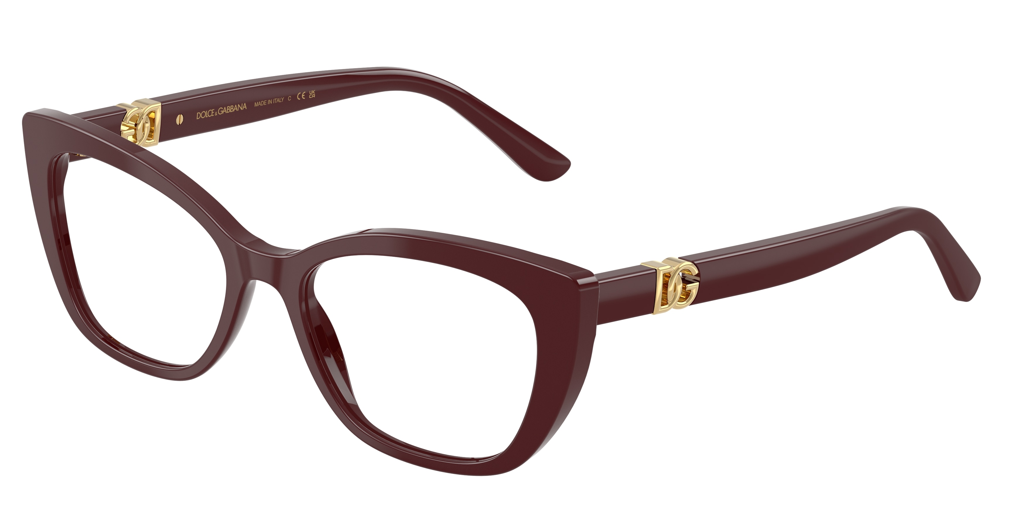 Buy Dolce Gabbana Bordeaux Glasses Online