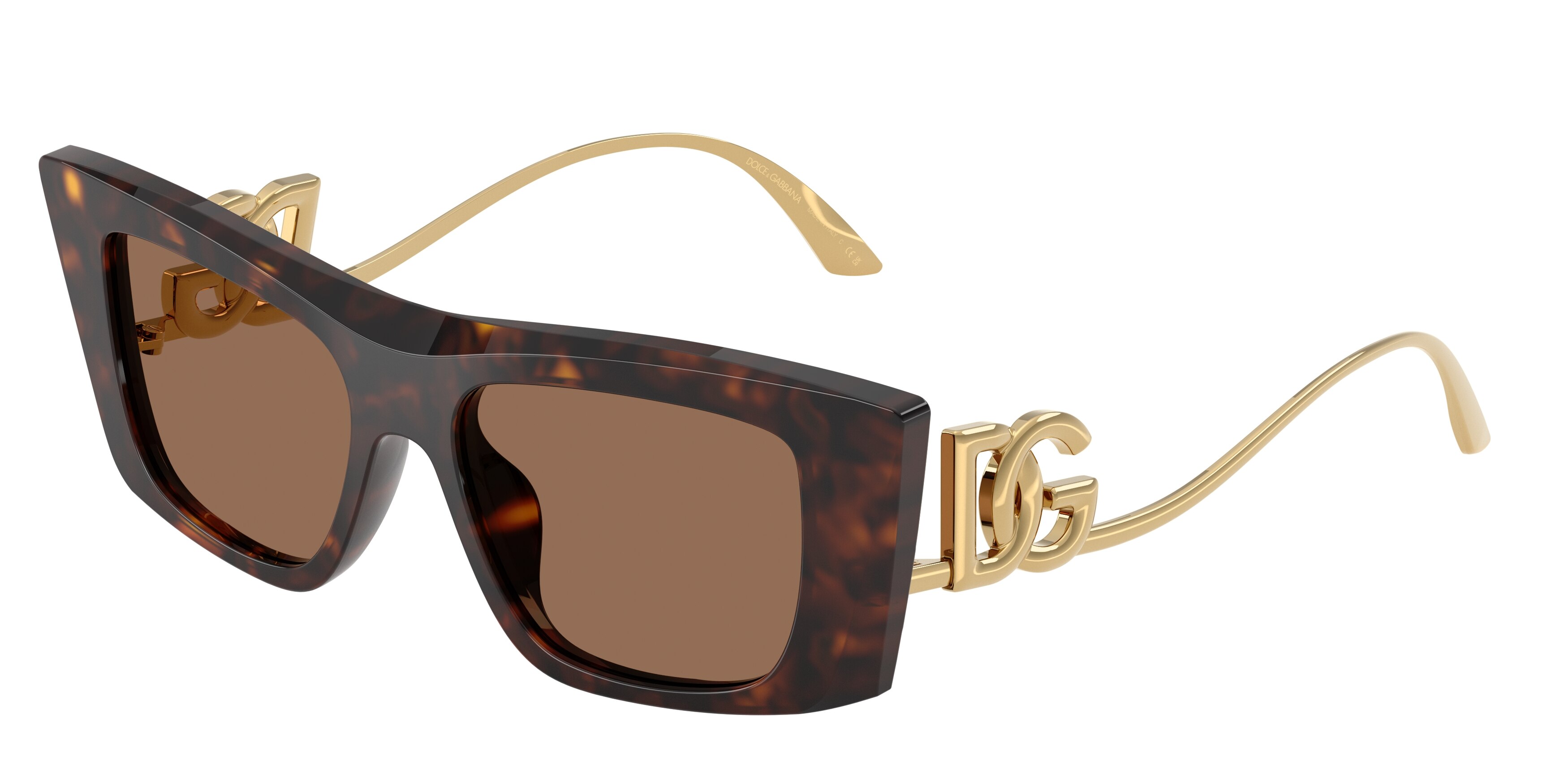 Buy Dolce Gabbana Brown Tortoise Sunglasses Online