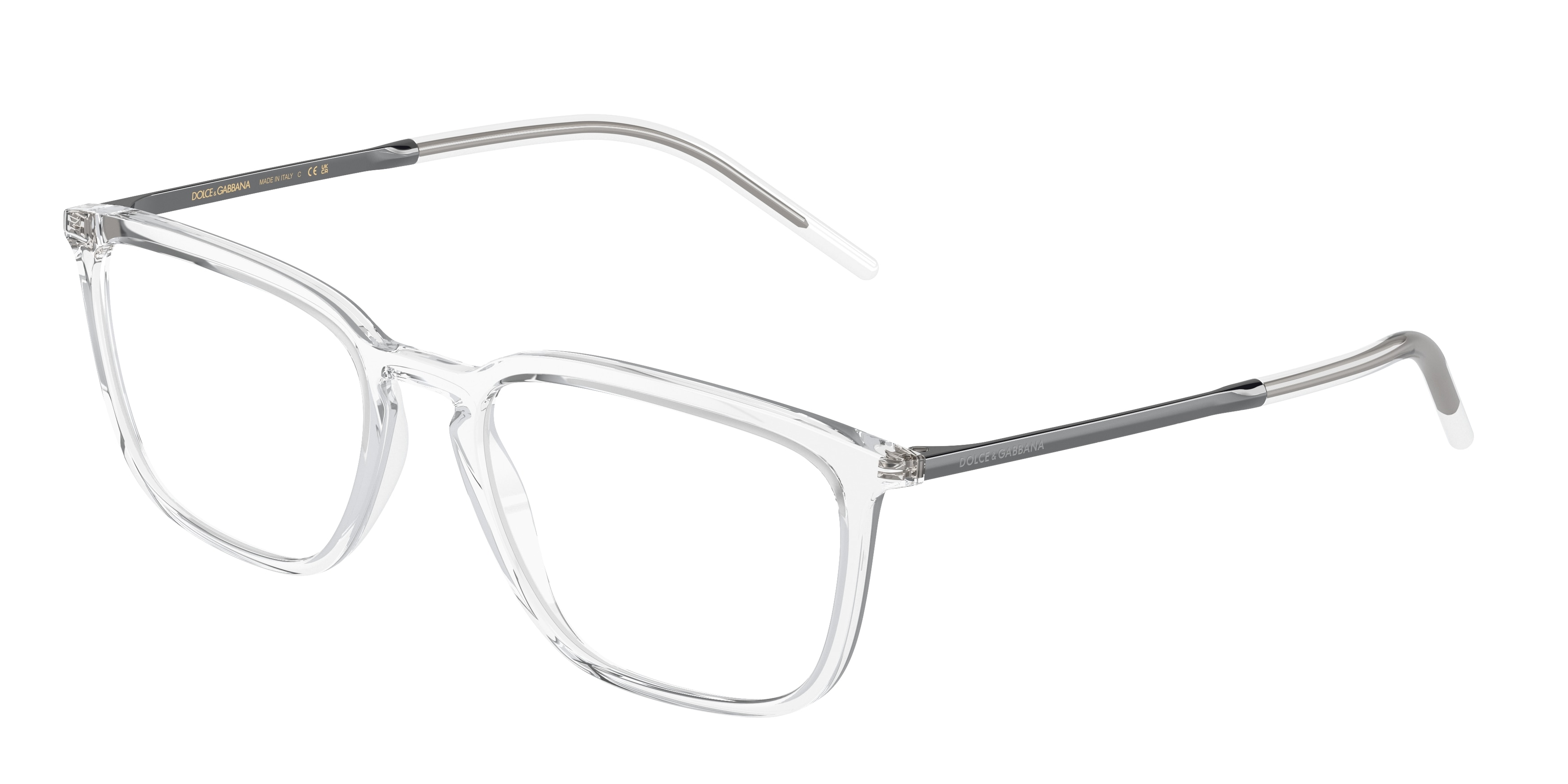Dolce gabbana clear glasses hot sale