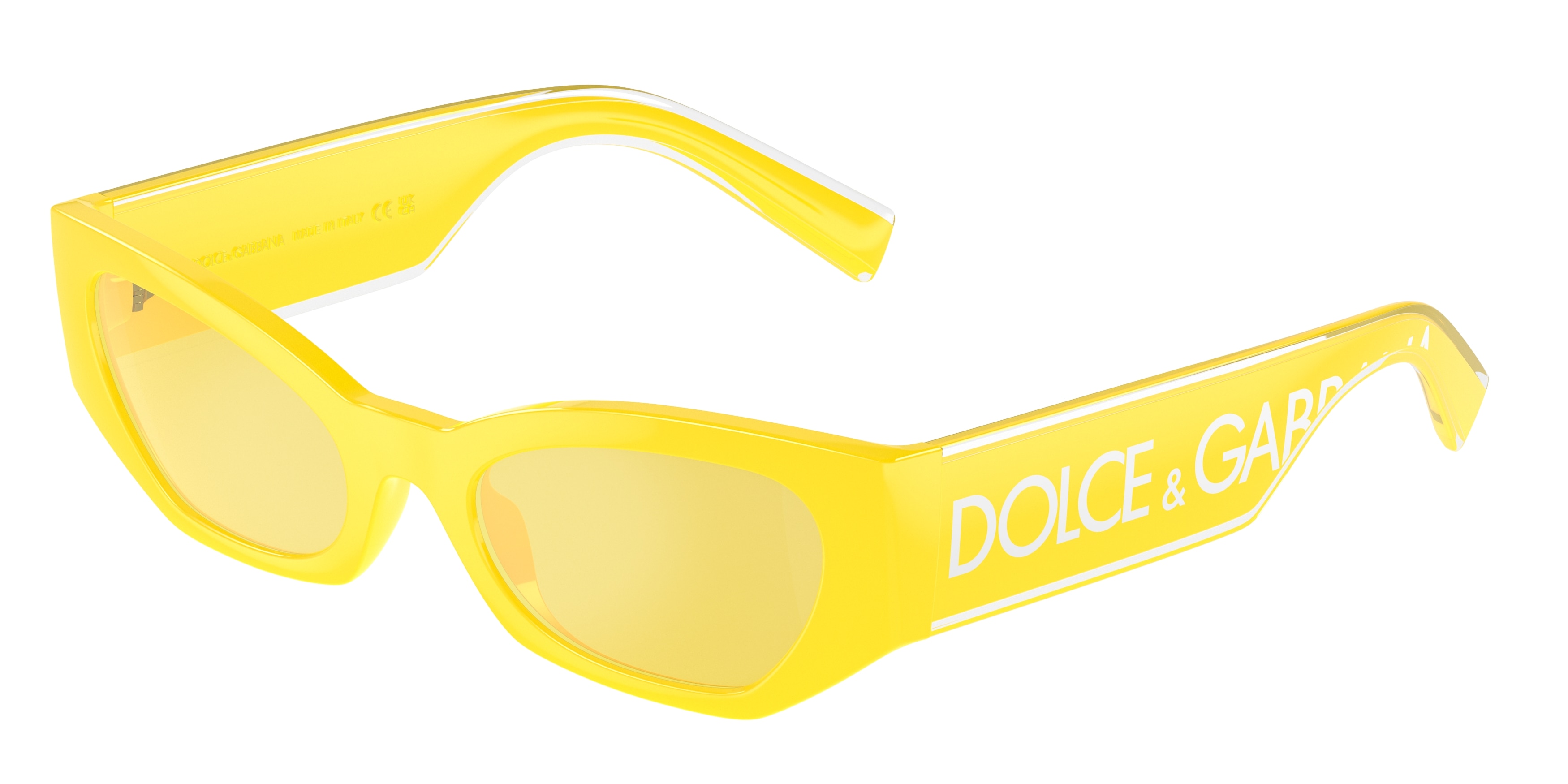 Dolce and gabbana yellow sunglasses sales