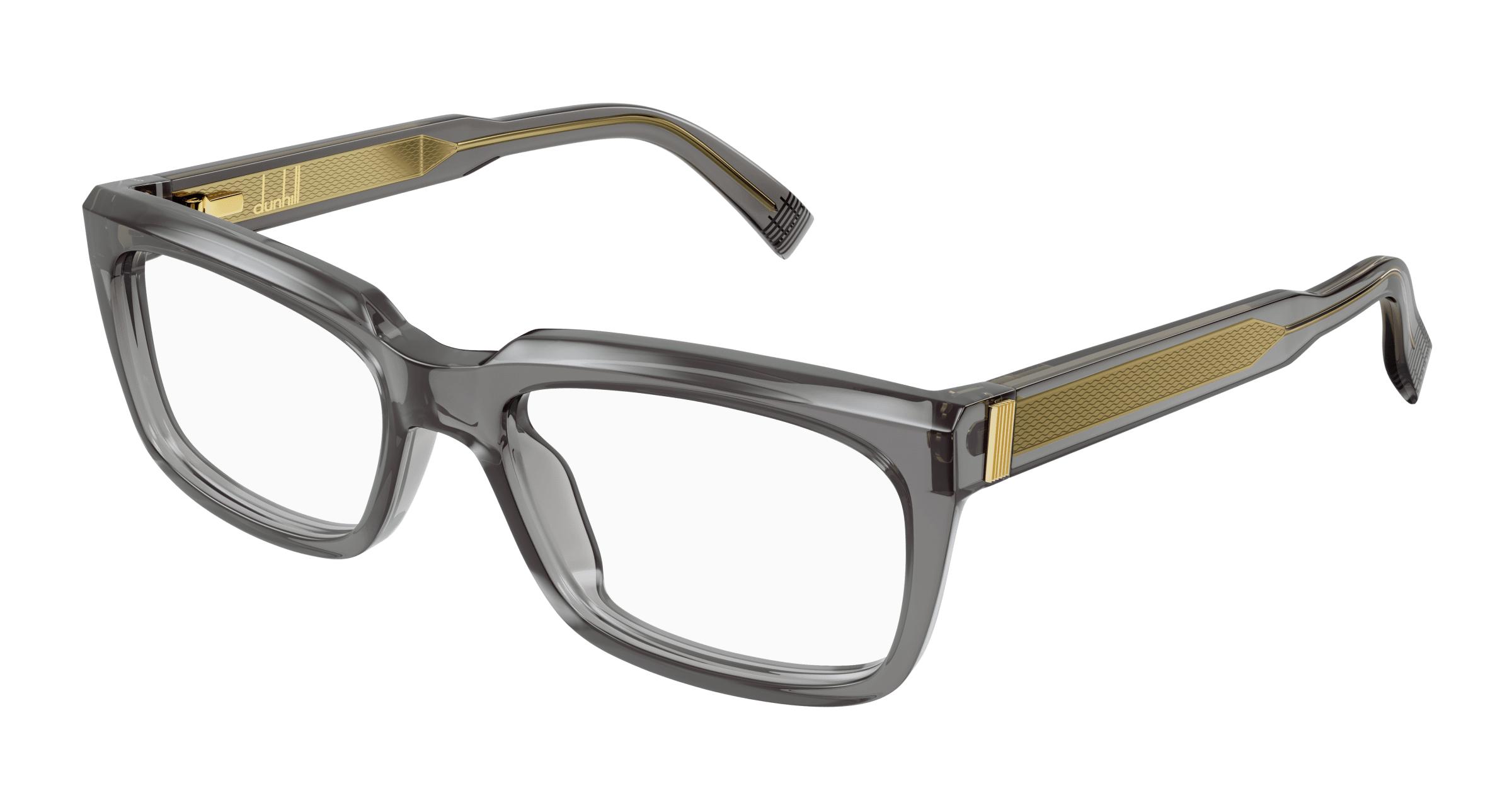 Buy Dunhill Du0056o 003 Grey 003 prescription Glasses