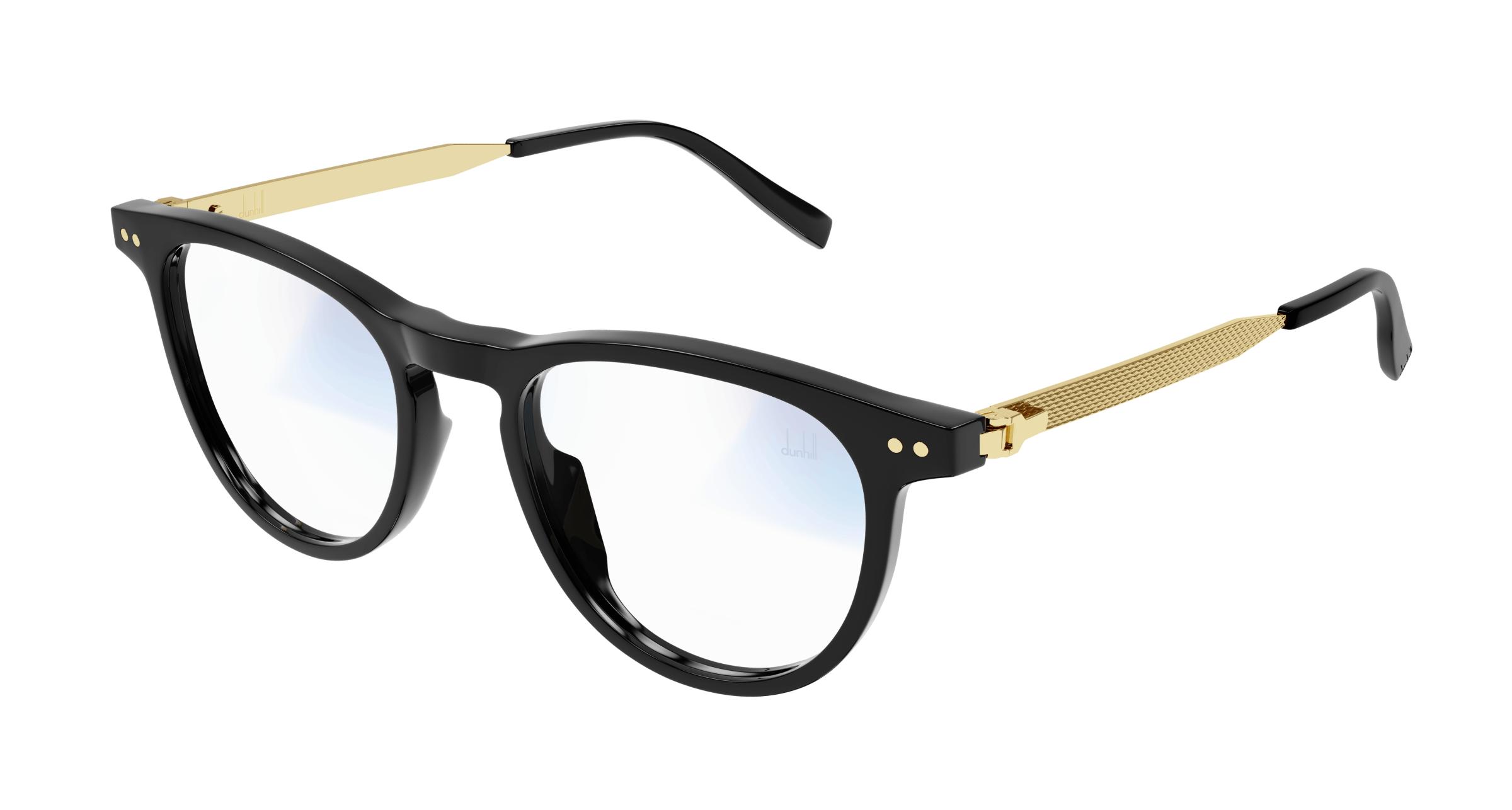 Buy Dunhill Du0074s 001 Black 001 prescription Sunglasses