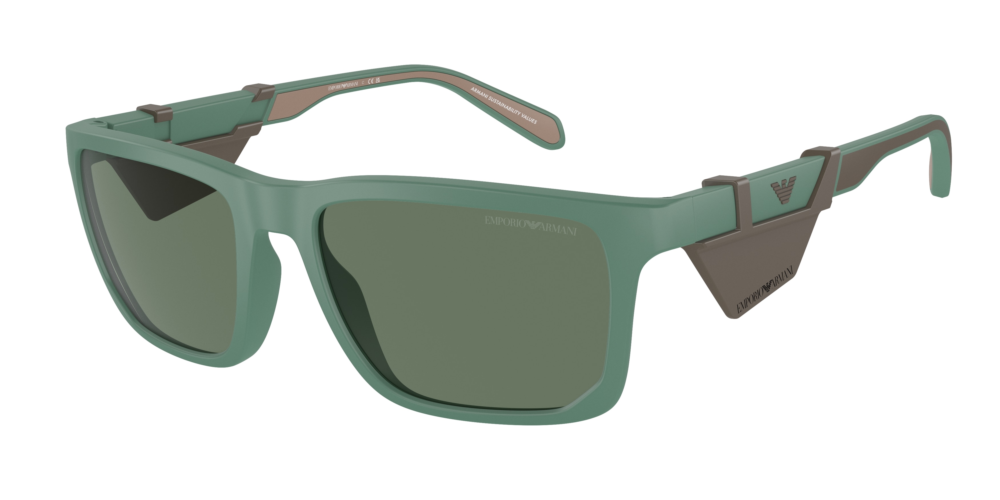 Emporio armani sunglasses green store