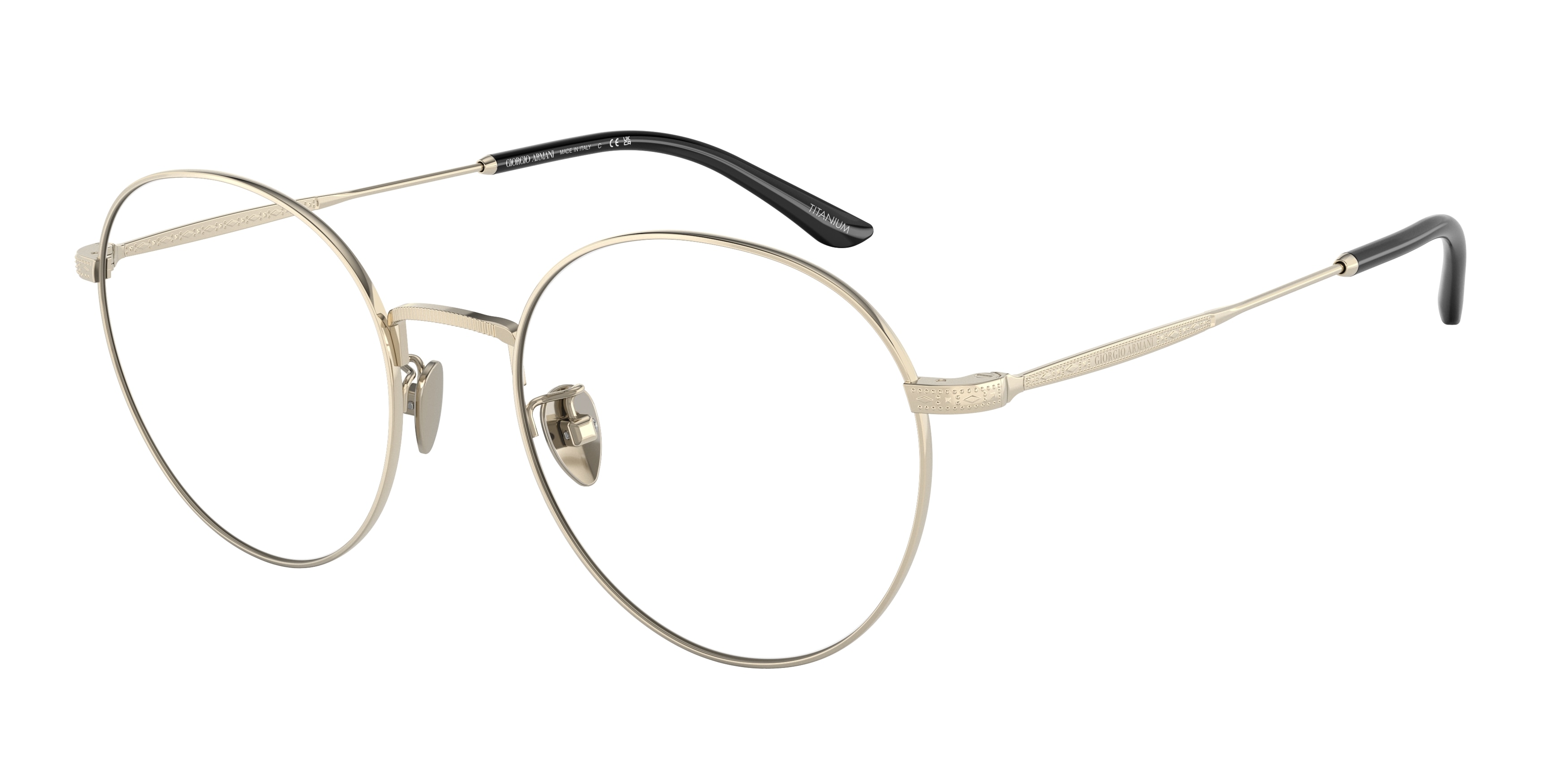 Armani outlet titanium frames