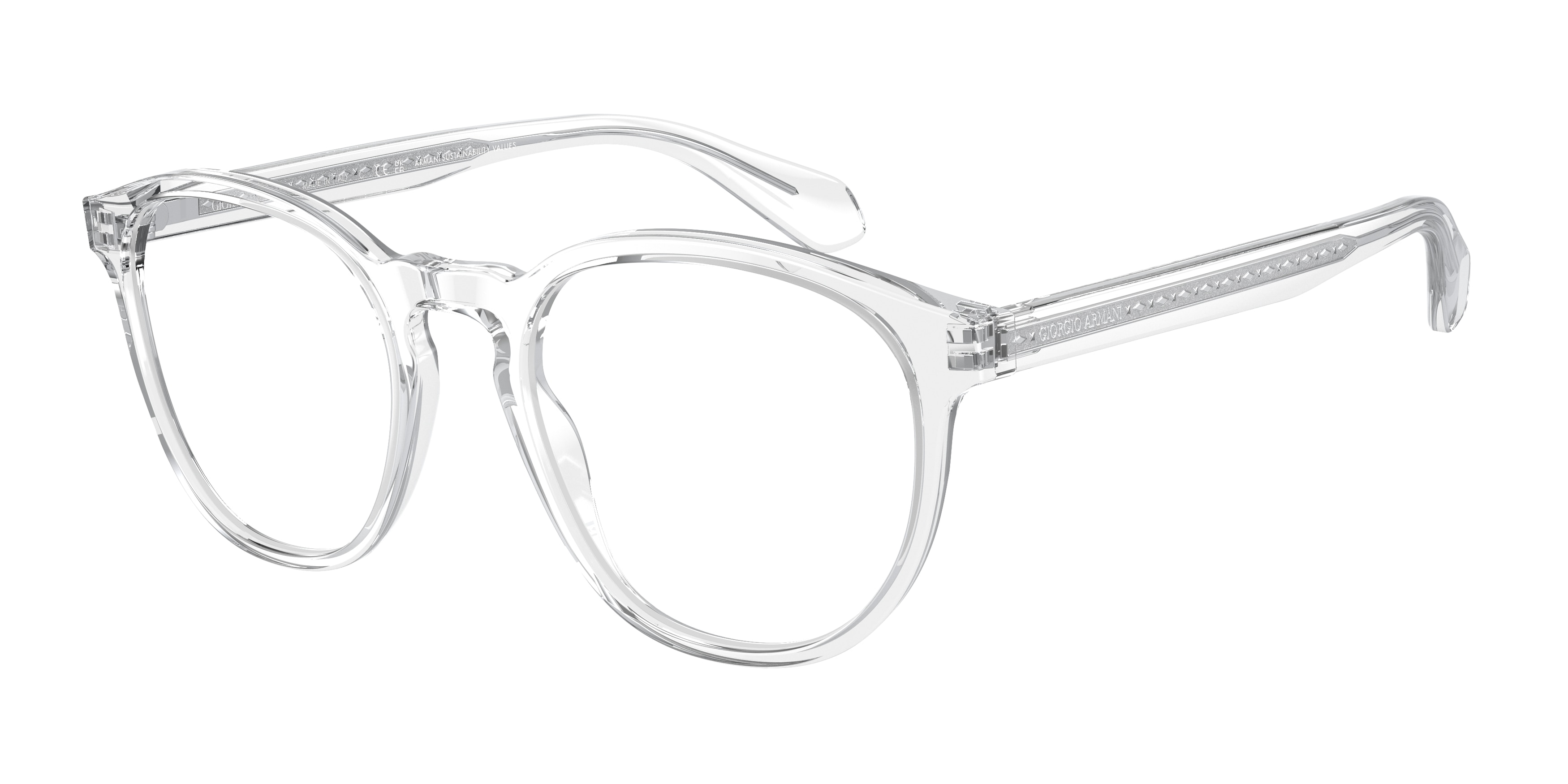 Buy Giorgio Armani AR7216 5893 Transparent Crystal prescription