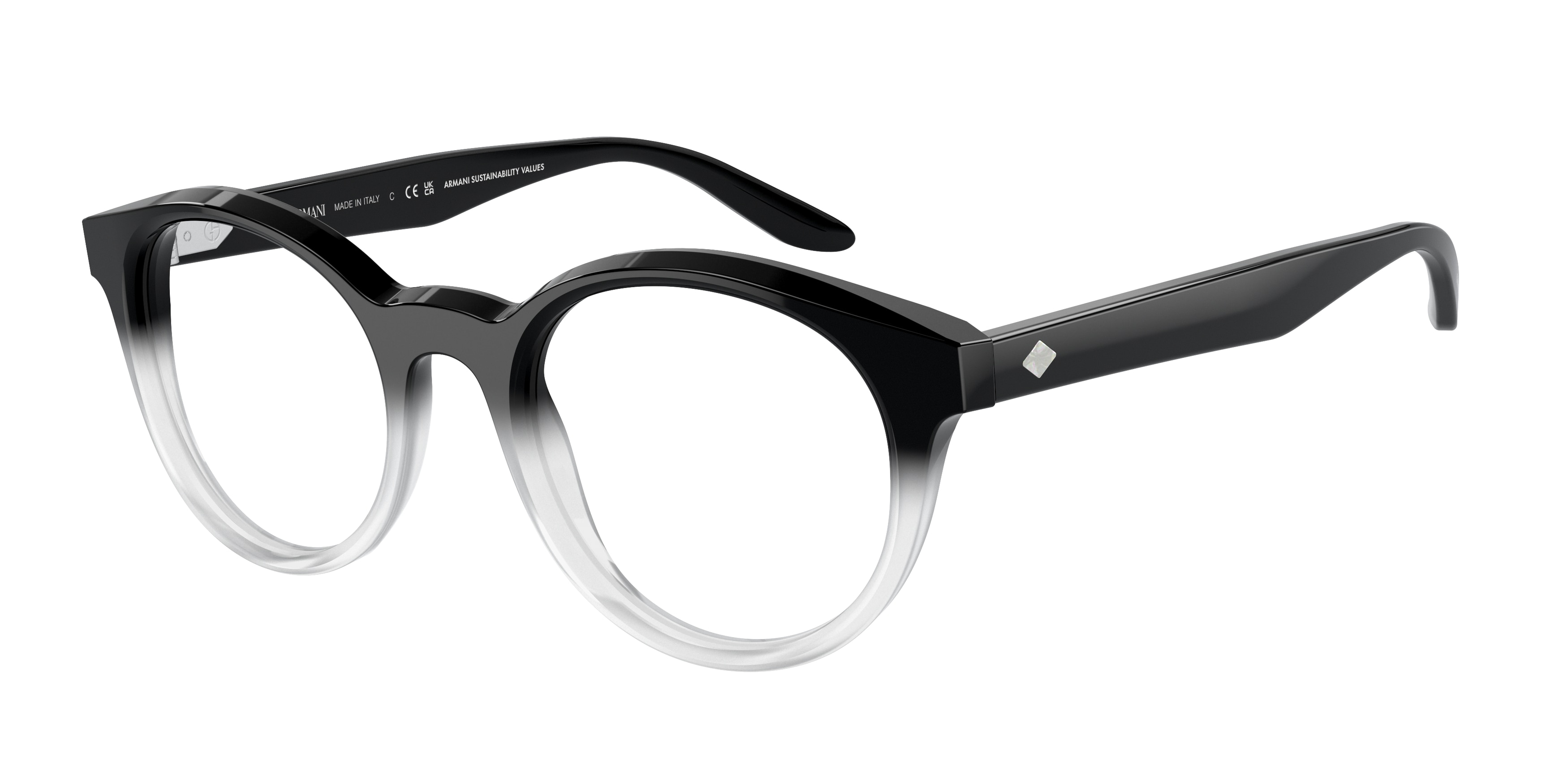 Armani white sunglasses clearance