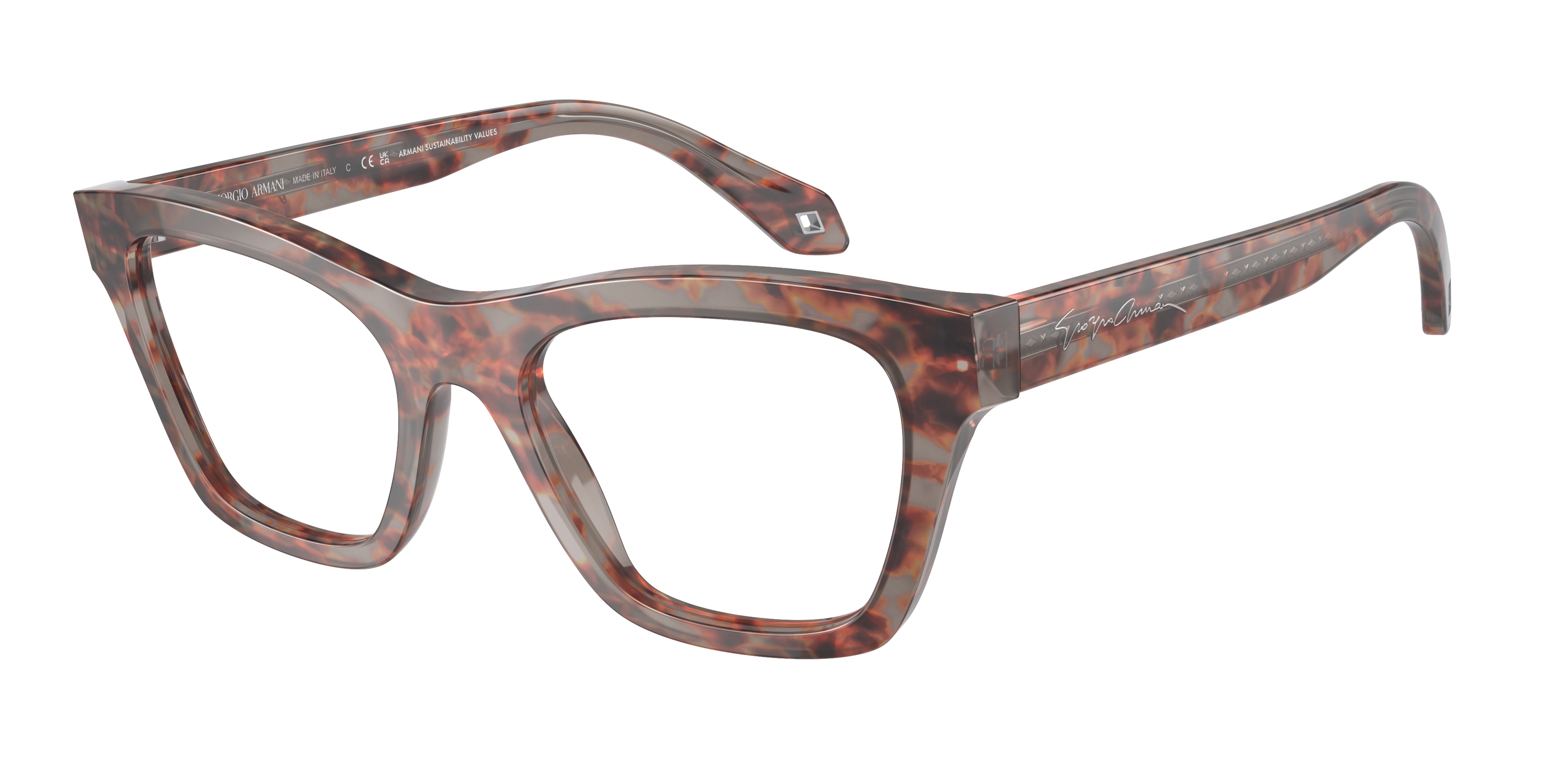 Armani deals havana glasses