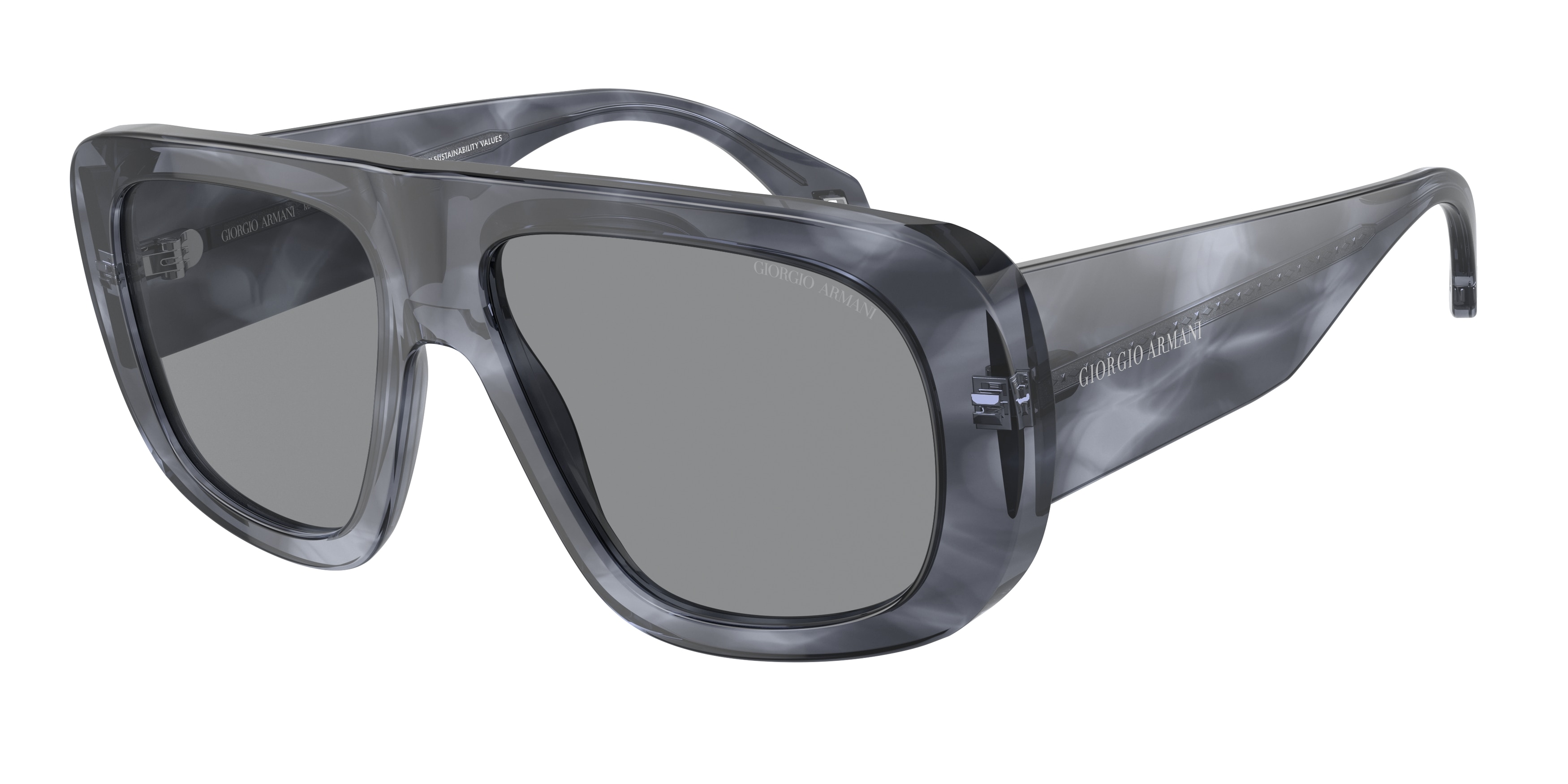 Buy Giorgio Armani AR8183 598602 Striped Blue prescription Sunglasses