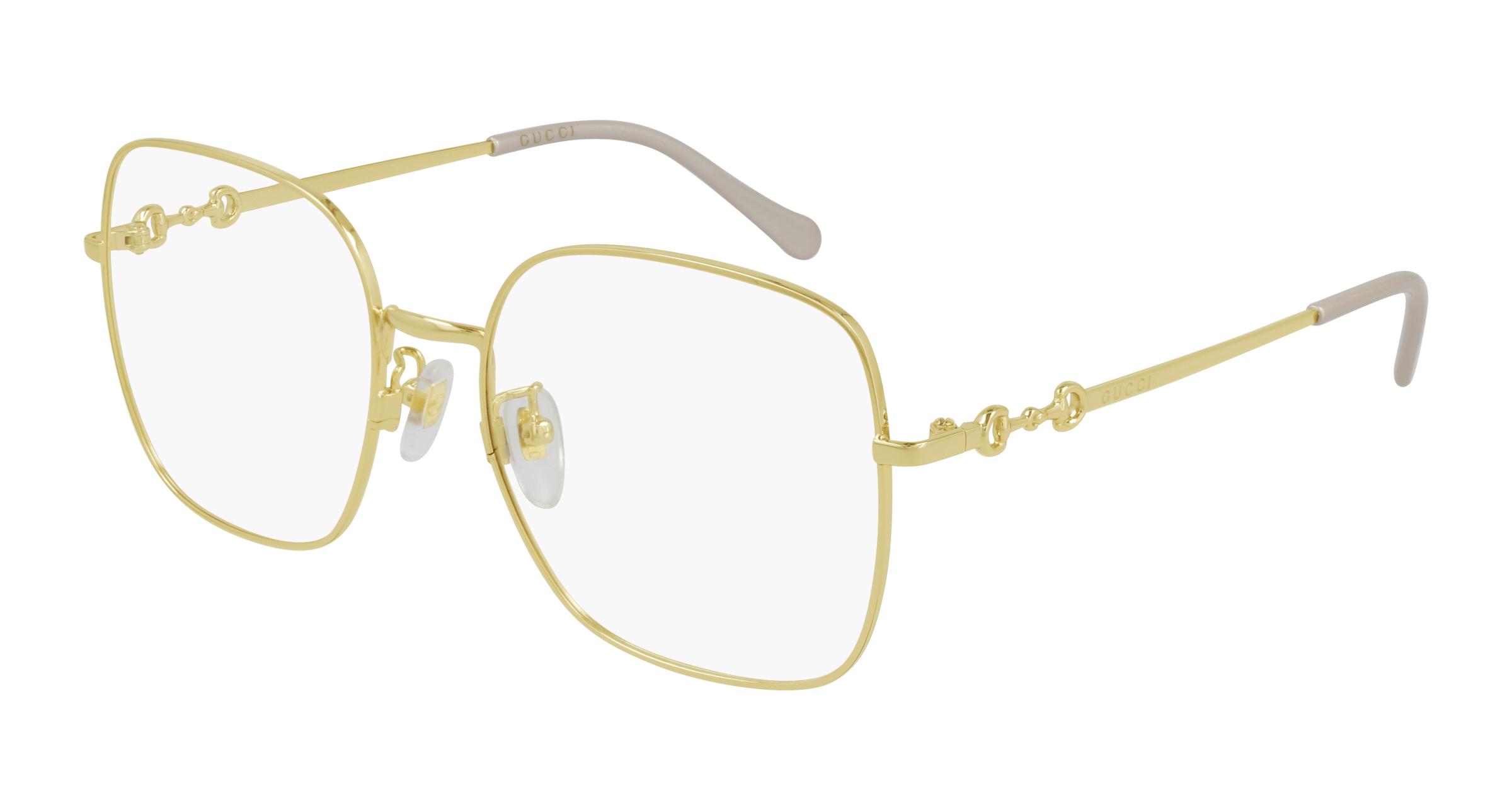 Buy Gucci Gg0883oa 001 Gold 001 prescription Glasses