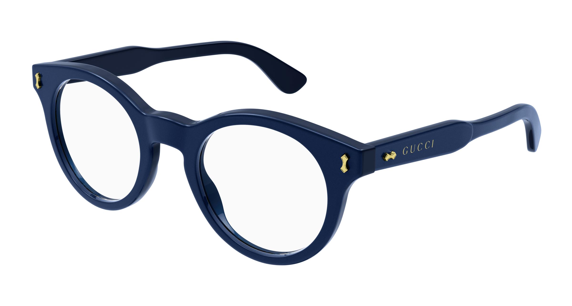 Blue shop gucci eyeglasses