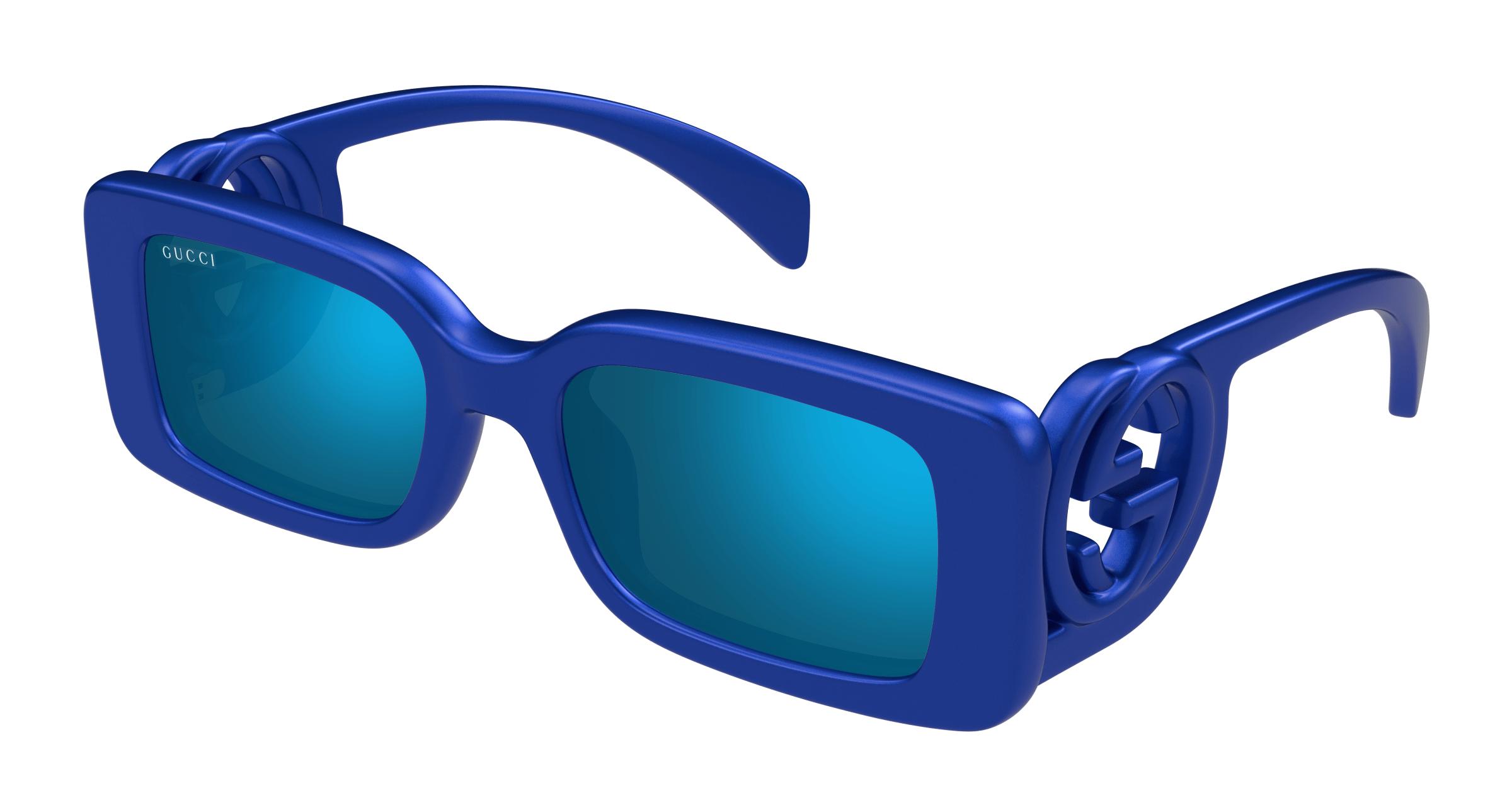 Gucci blue sunglasses plastic top