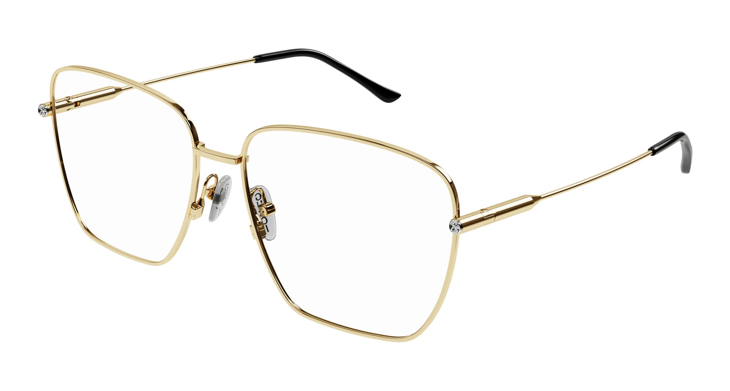 Gucci gold frame reading glasses online