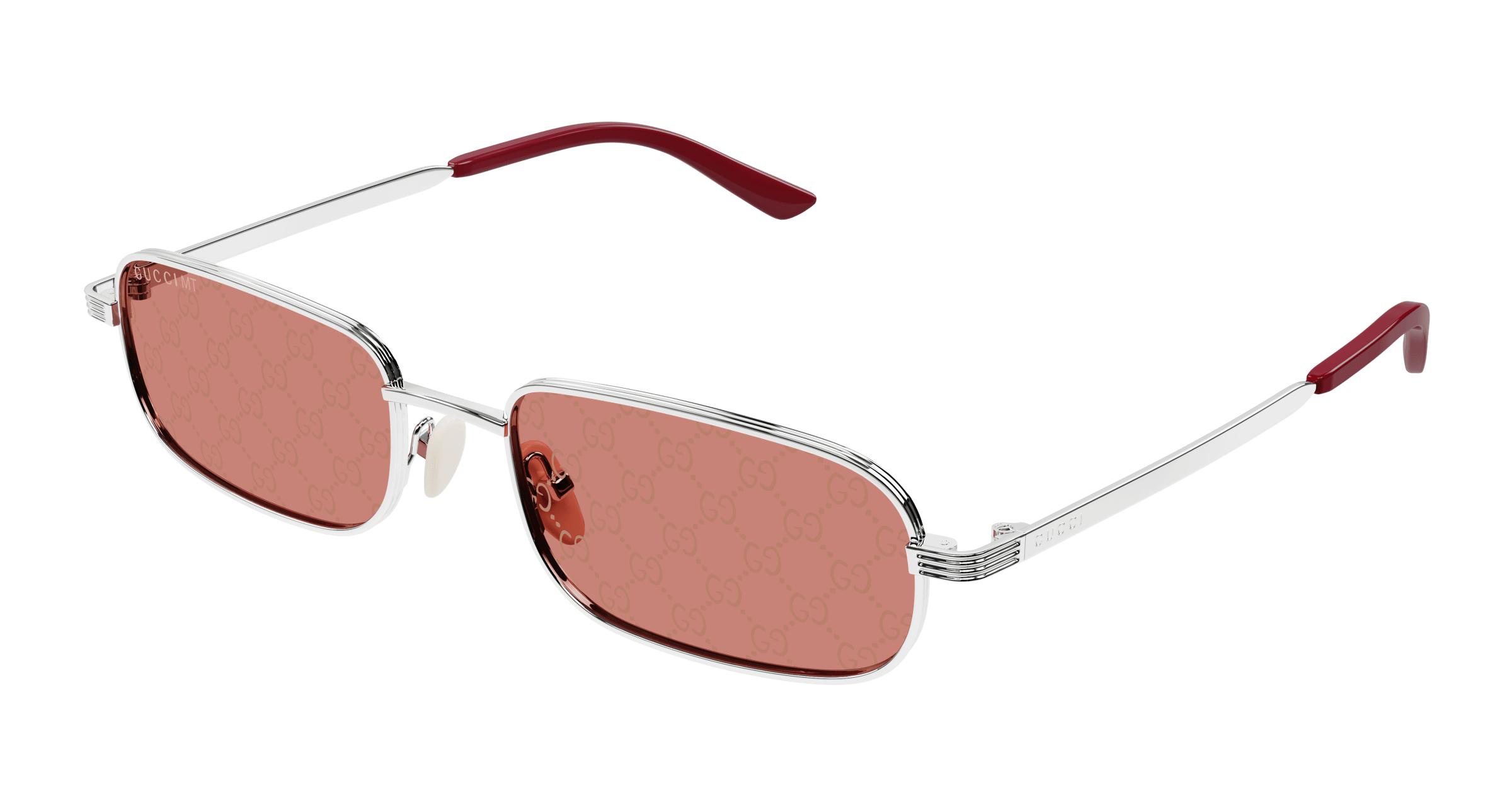 Gucci red clearance square sunglasses