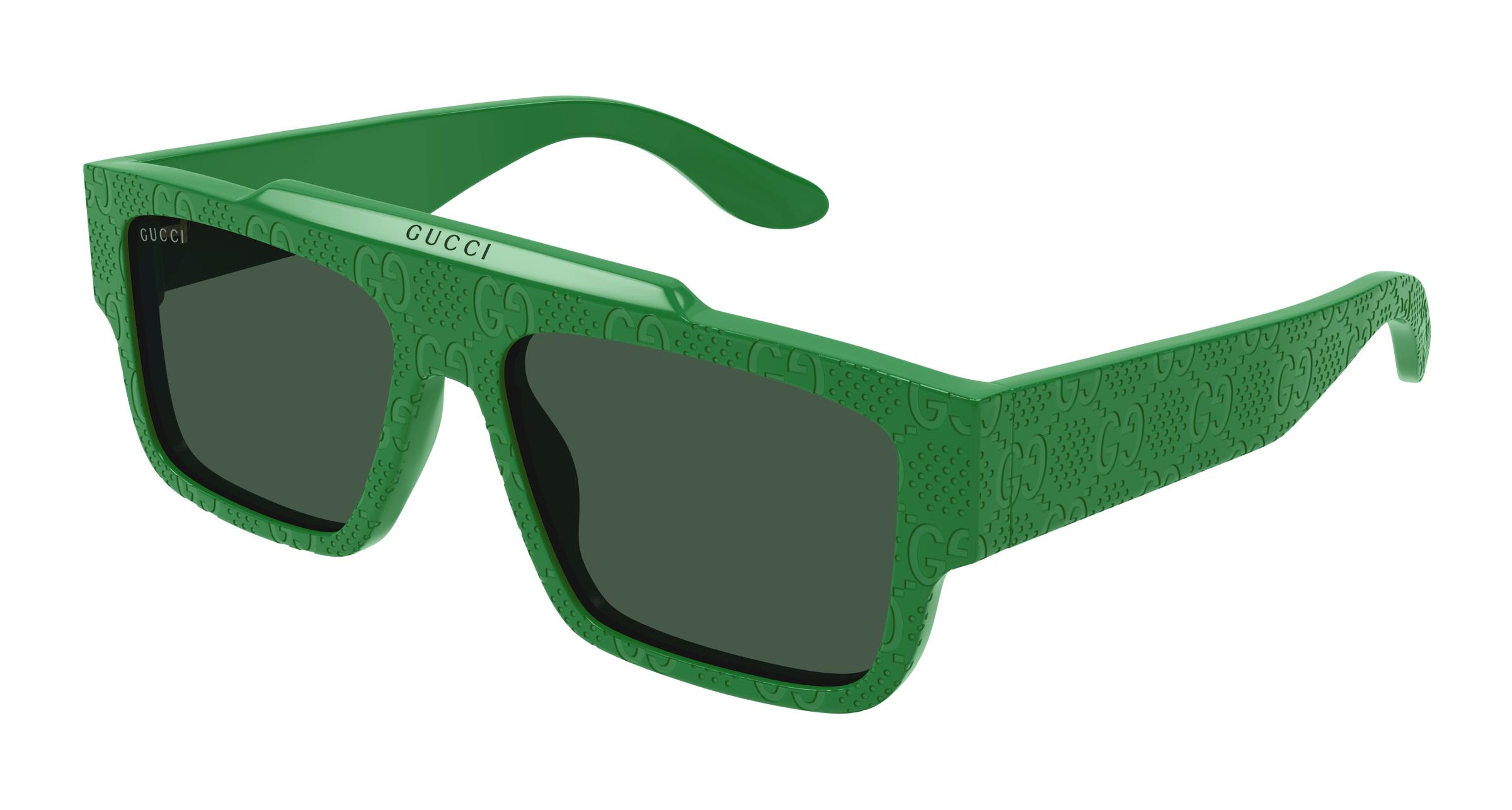 Gucci sunglasses green frame sale