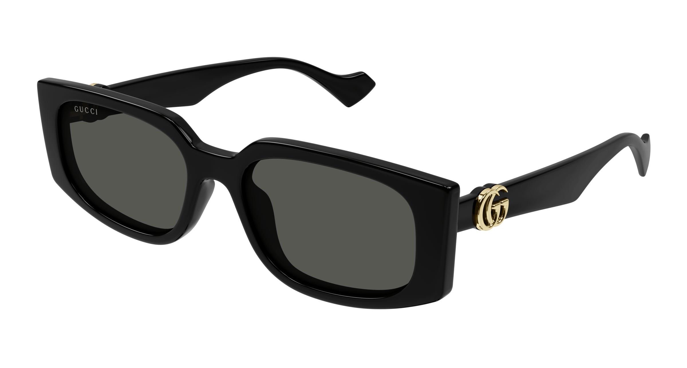 Large black gucci sunglasses hotsell