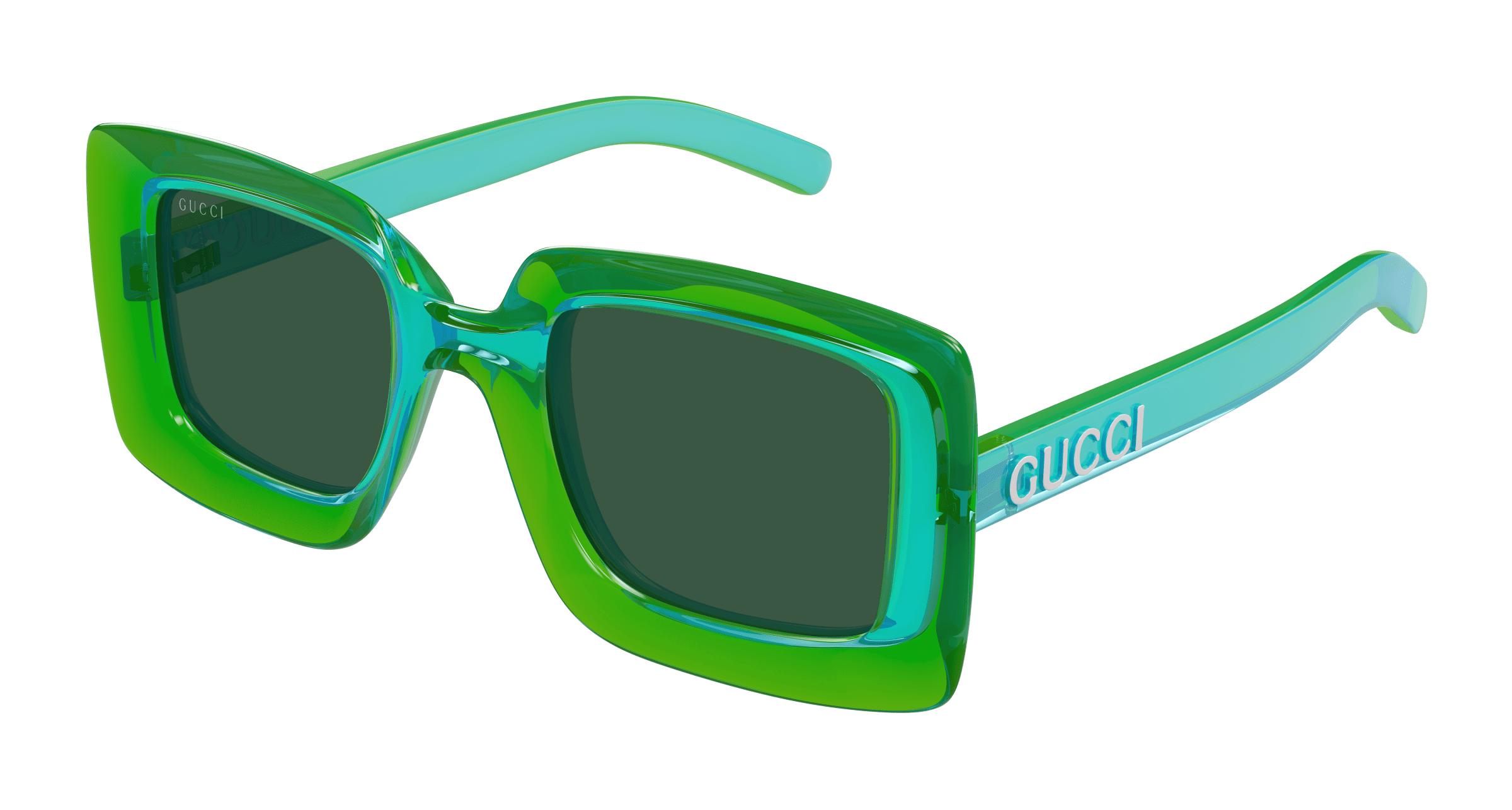 Gucci glasses green top
