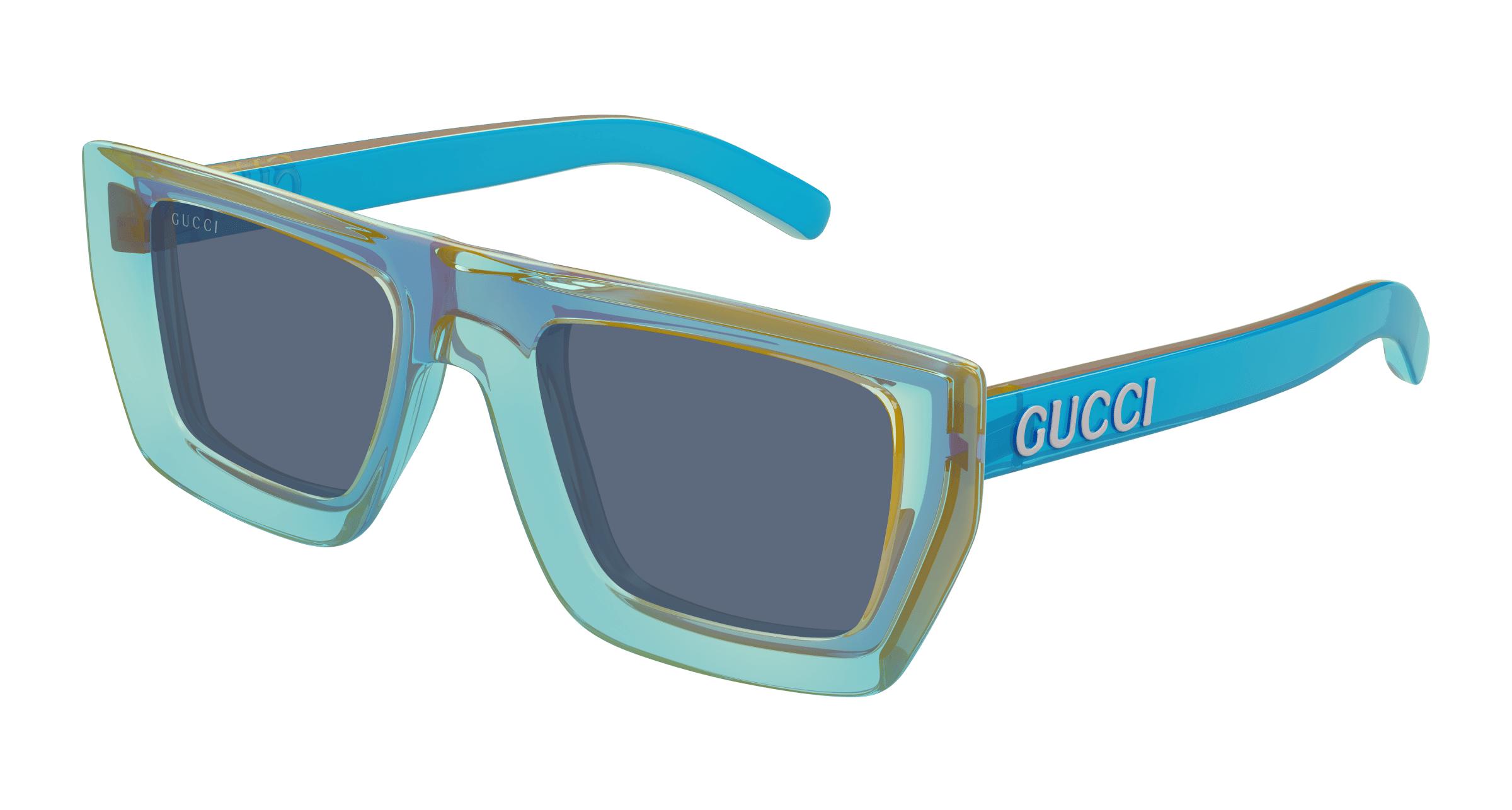 gucci sunglasses blue frame