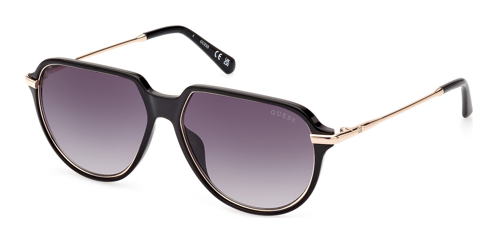 Guess black and gold sunglasses outlet