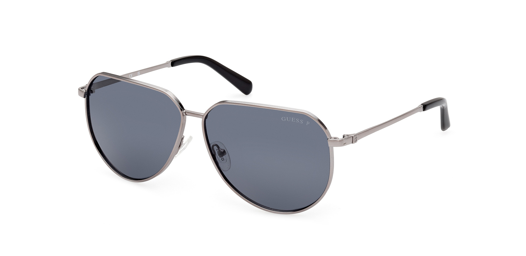 Buy Guess Shiny Gunmetal Sunglasses Online