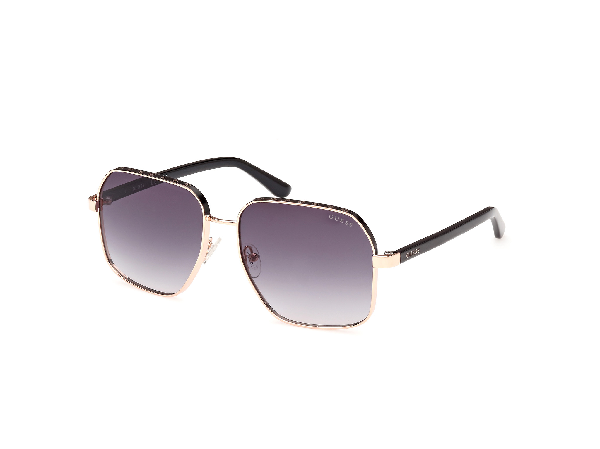 Guess black and gold sunglasses deals