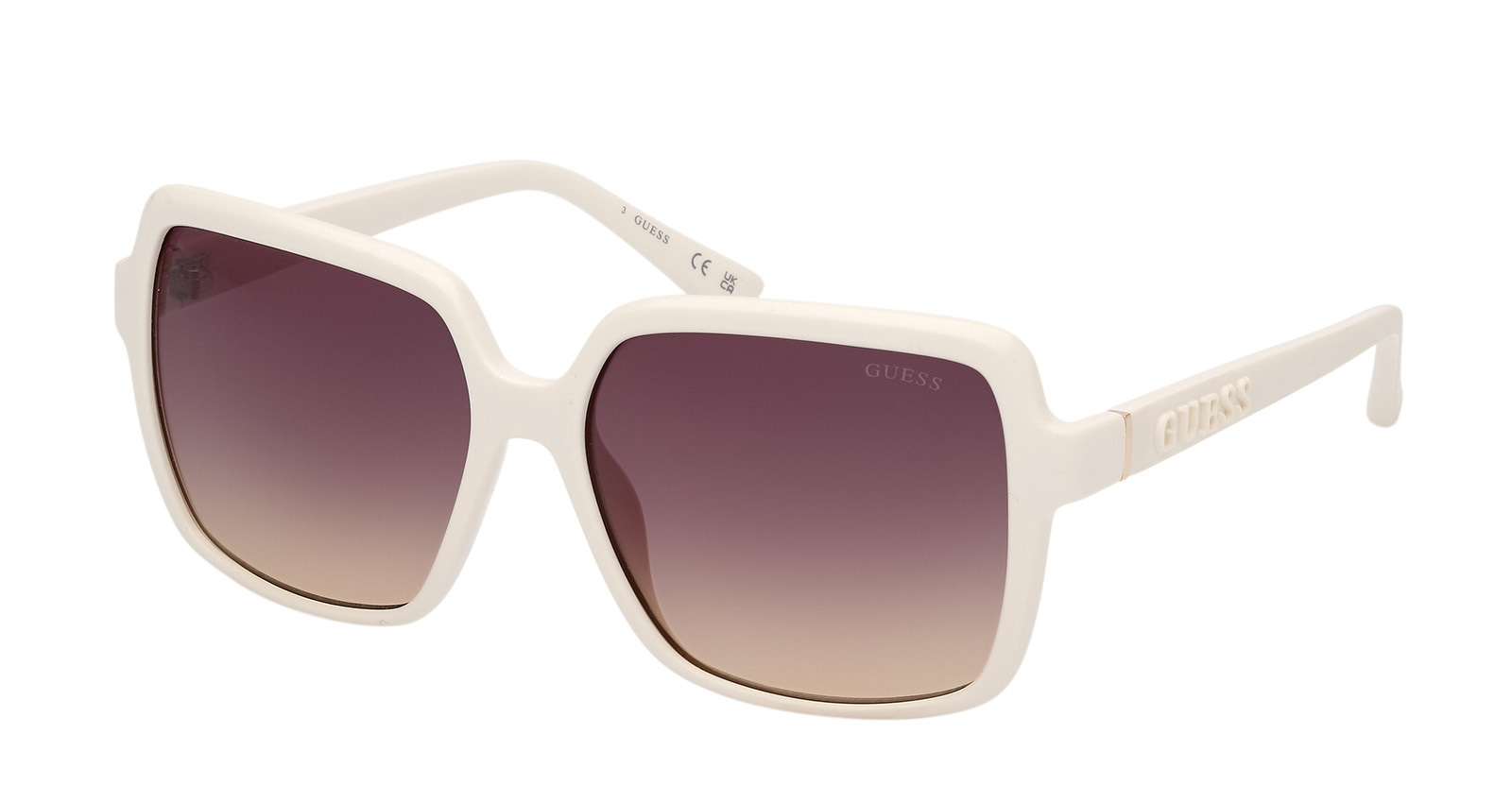 Guess white sunglasses hotsell