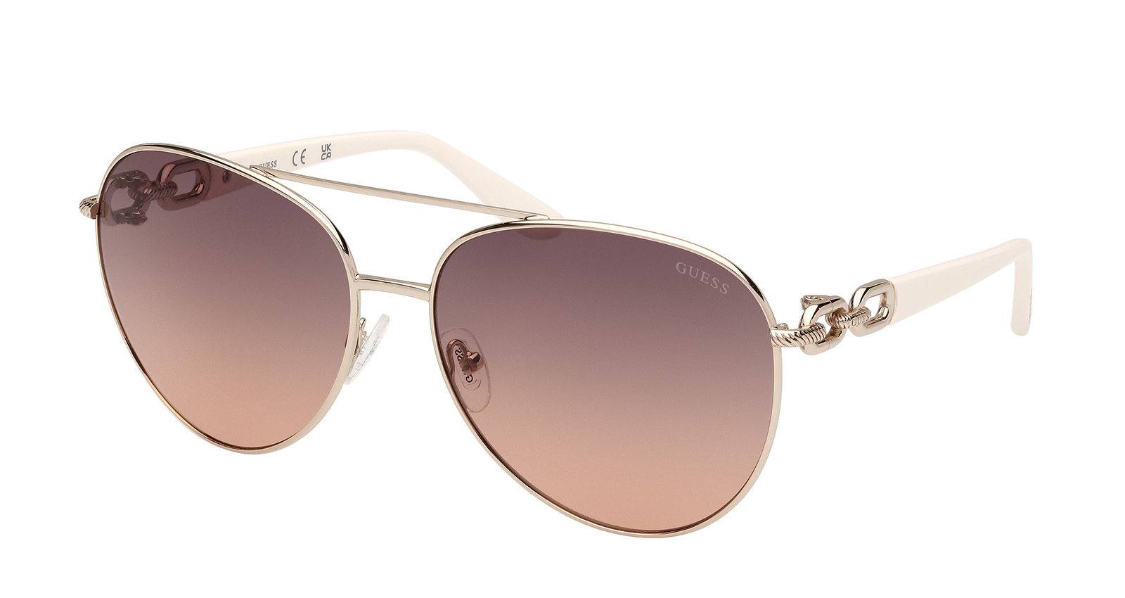 Guess gold sunglasses hot sale