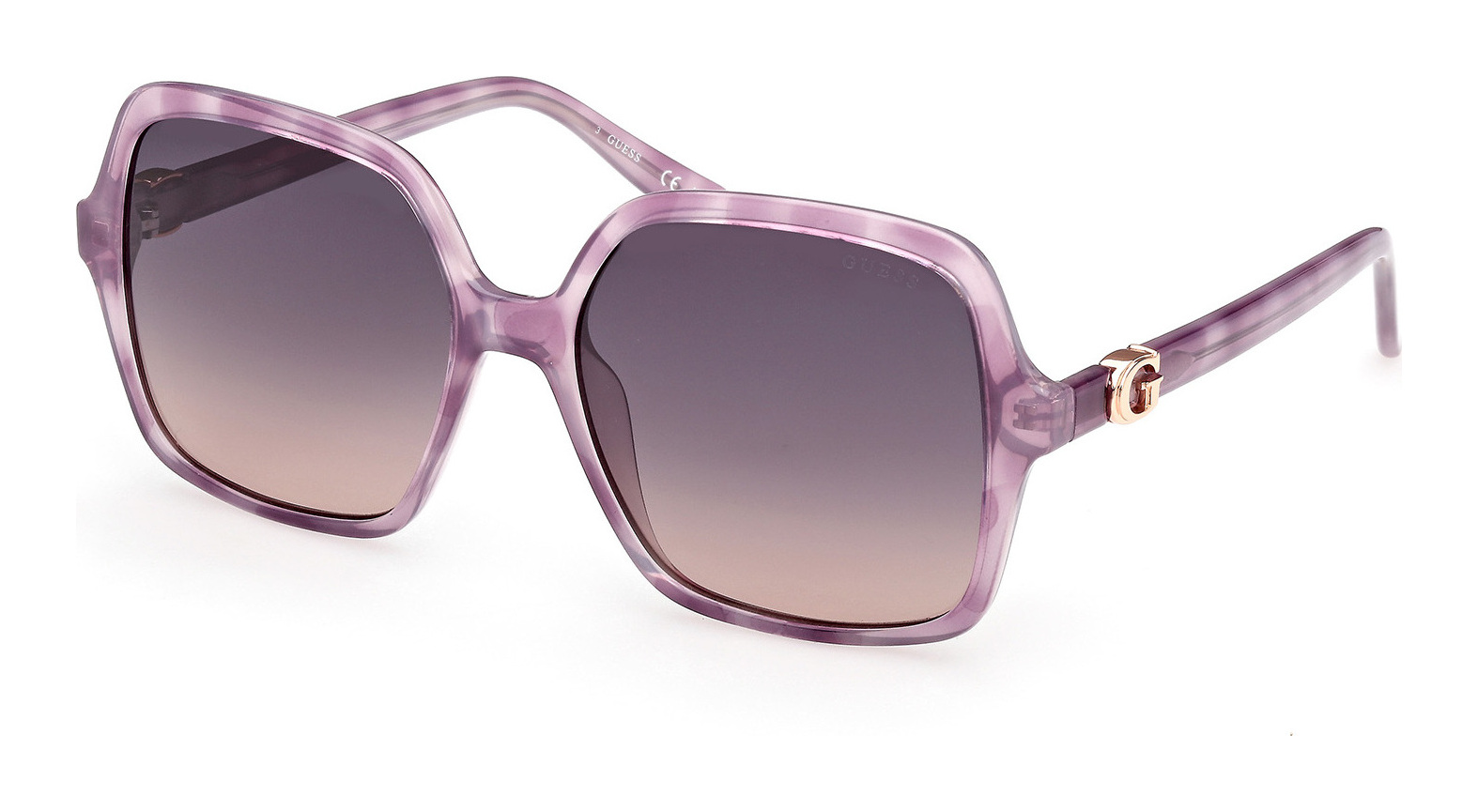 Guess Liliac/havana  Sunglasses guess_gu00190_01b_shiny_black.jpg main image 2