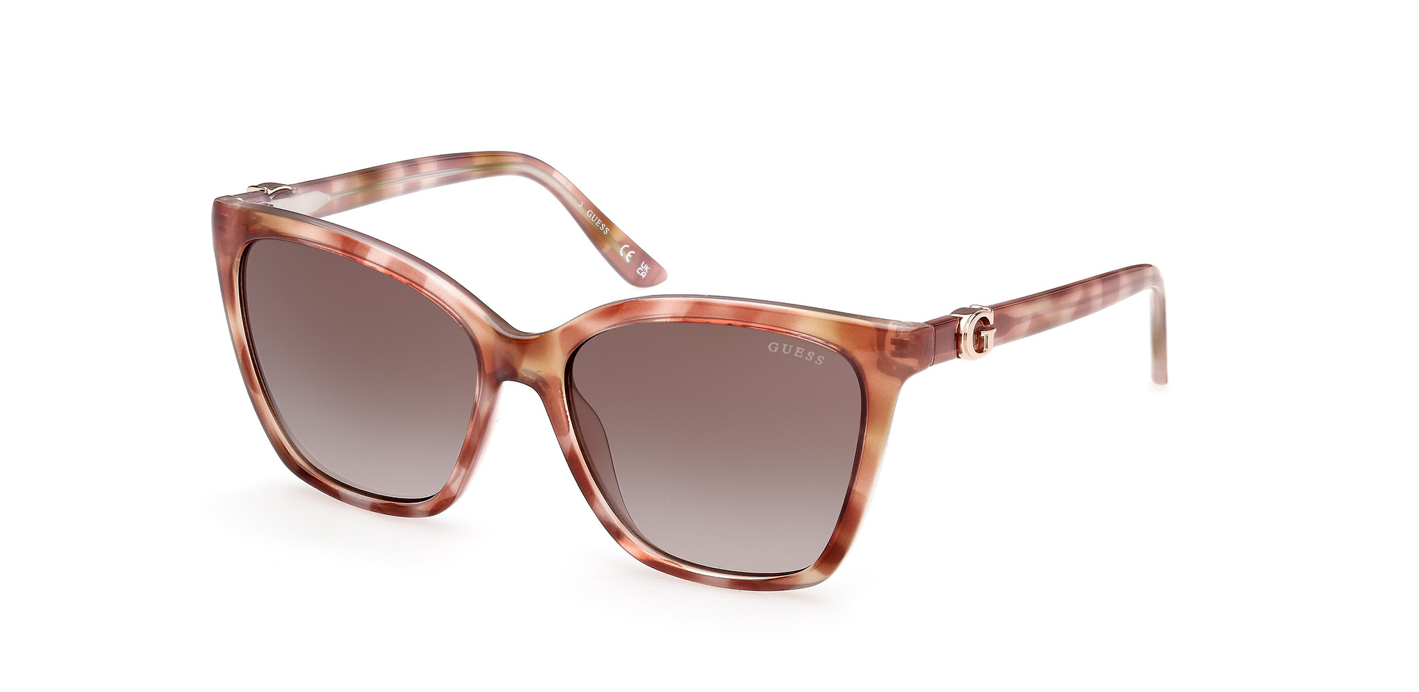 Ladies Sunglasses Brown Guess Sunglasses Buy Guess Light Brown/havana Light  Brown/havana Sunglasses