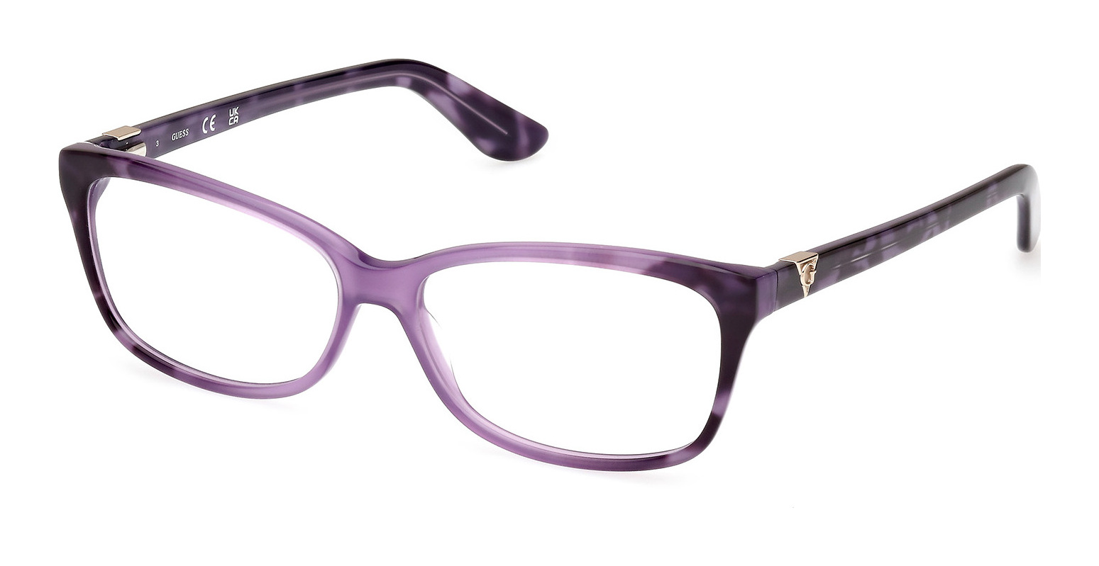 Guess purple glasses store