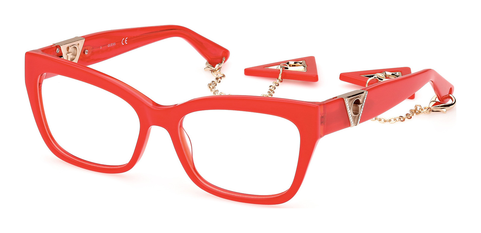 Guess red online eyeglass frames