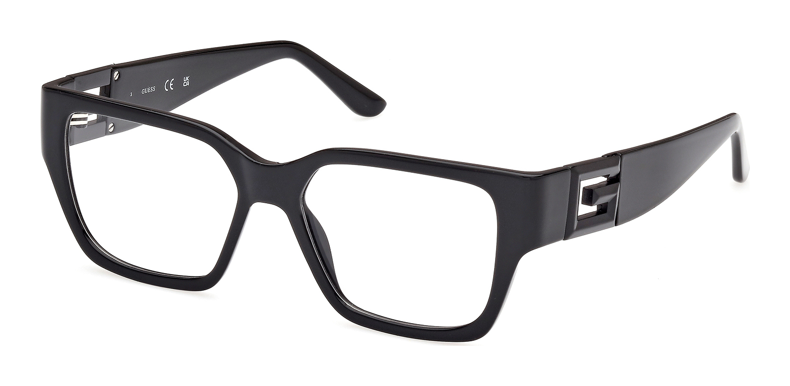 Buy Guess Gu2987 001 Shiny Black prescription Glasses