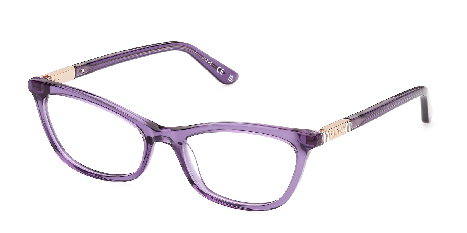 Purple guess glasses clearance