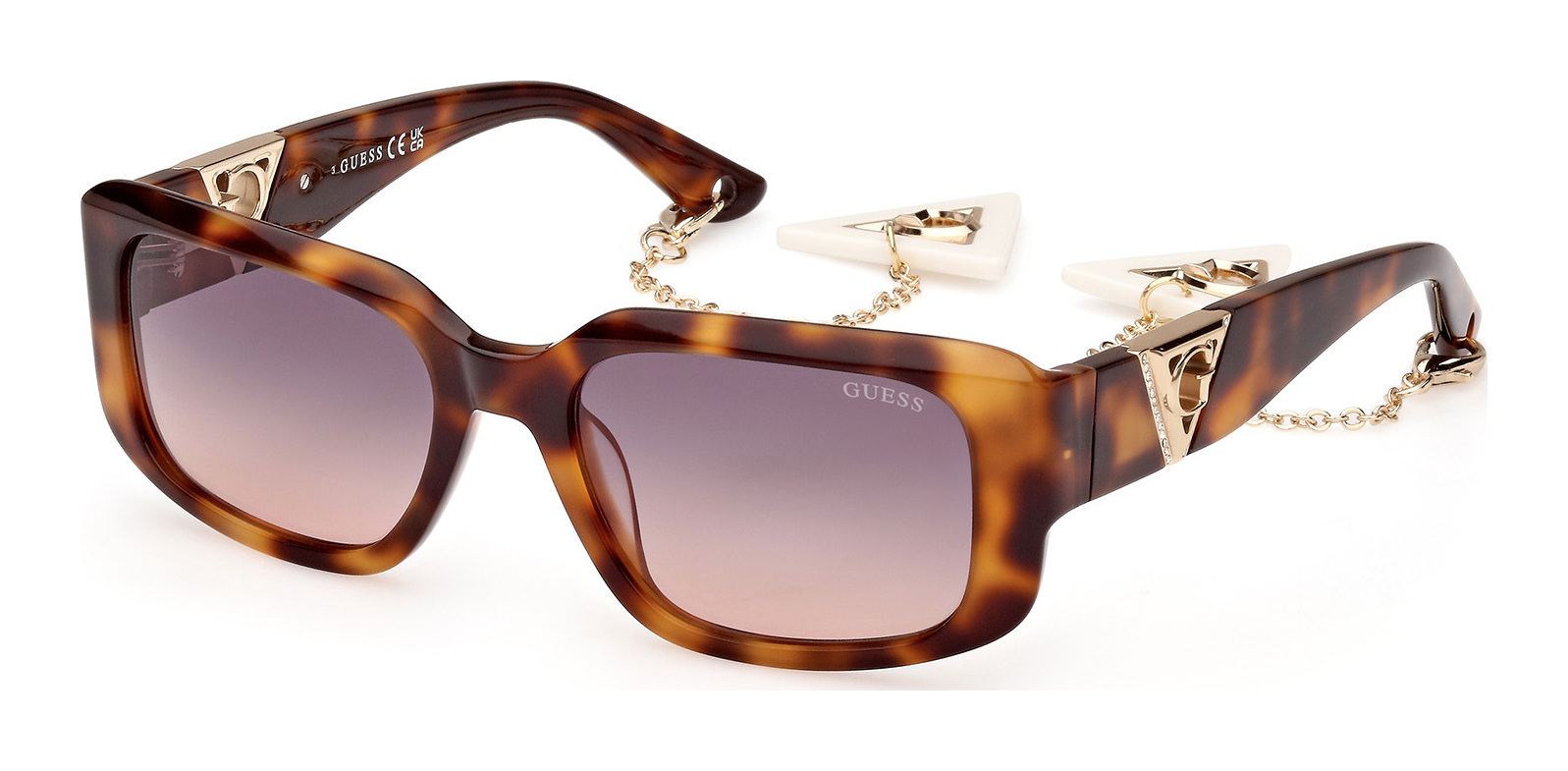 Guess havana sunglasses shop