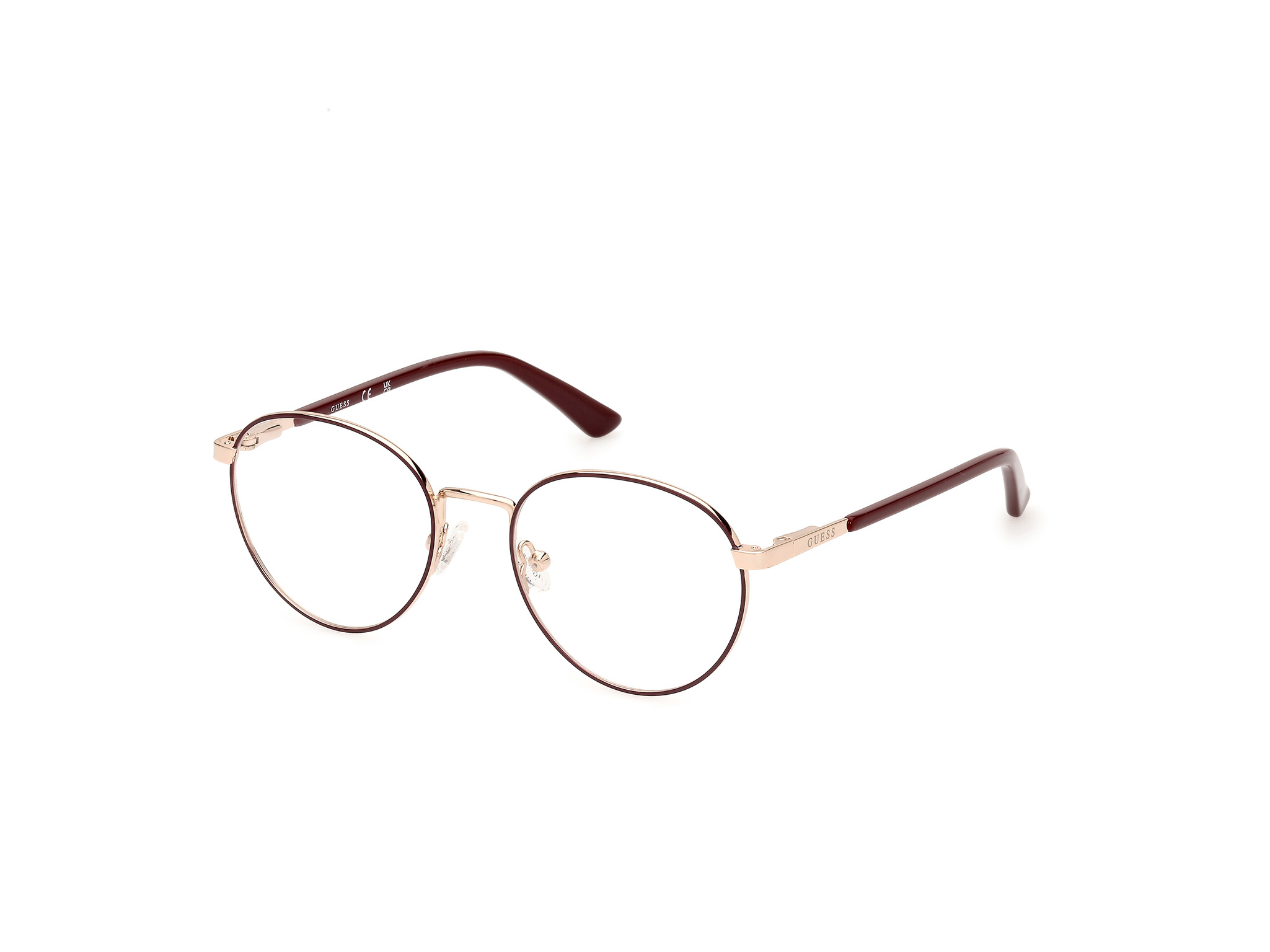 Guess gold glasses top