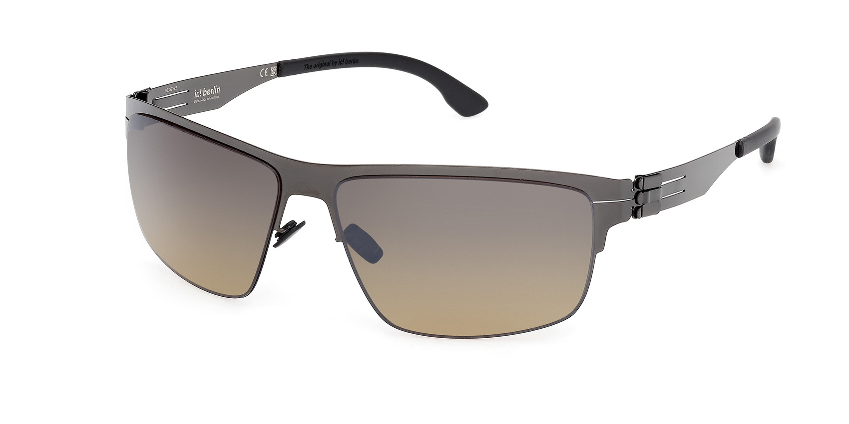 Buy Ic! Berlin Shiny Gunmetal Sunglasses Online