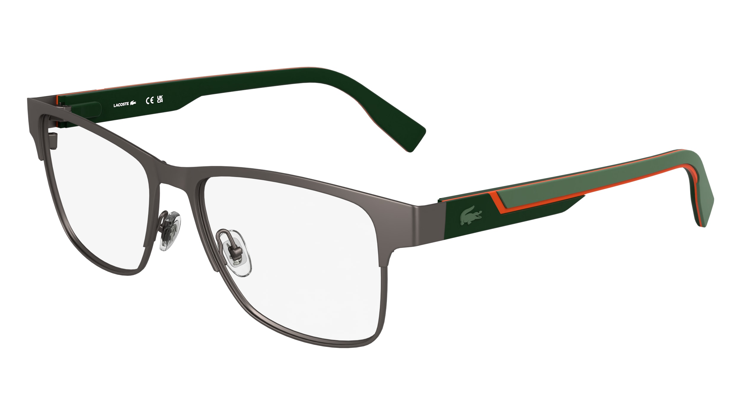 Buy Lacoste Matte Gunmetal Glasses Online