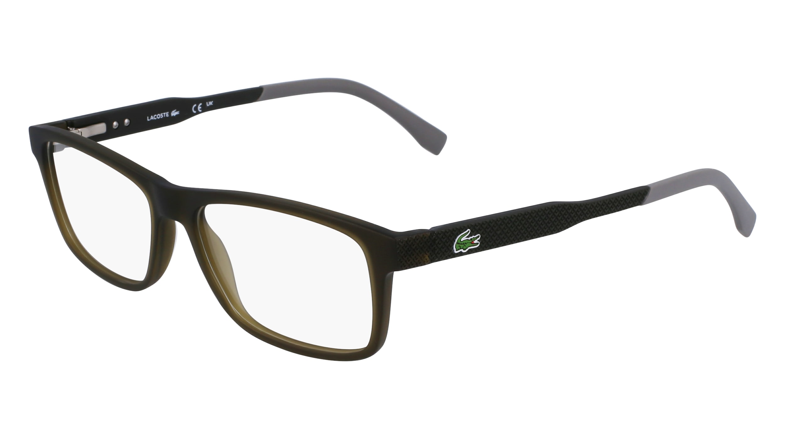 Buy Lacoste Transparent Khaki Glasses Online