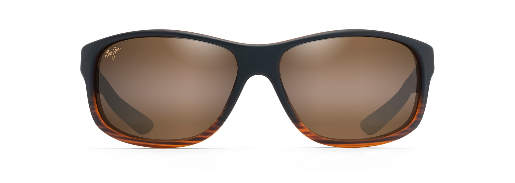 Buy Maui Jim Kaiwi Channel H840 25c Dark Brown Stripe prescription