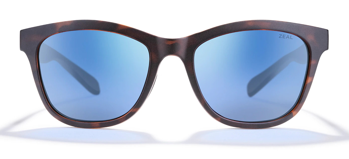 Maui matt tortoise blue mirrored shop