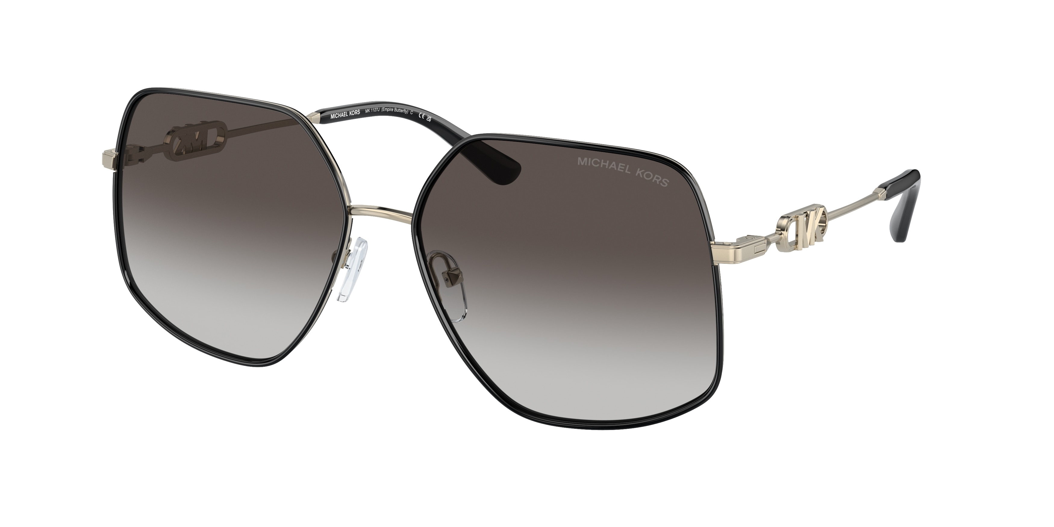 Michael kors black and gold sunglasses hotsell
