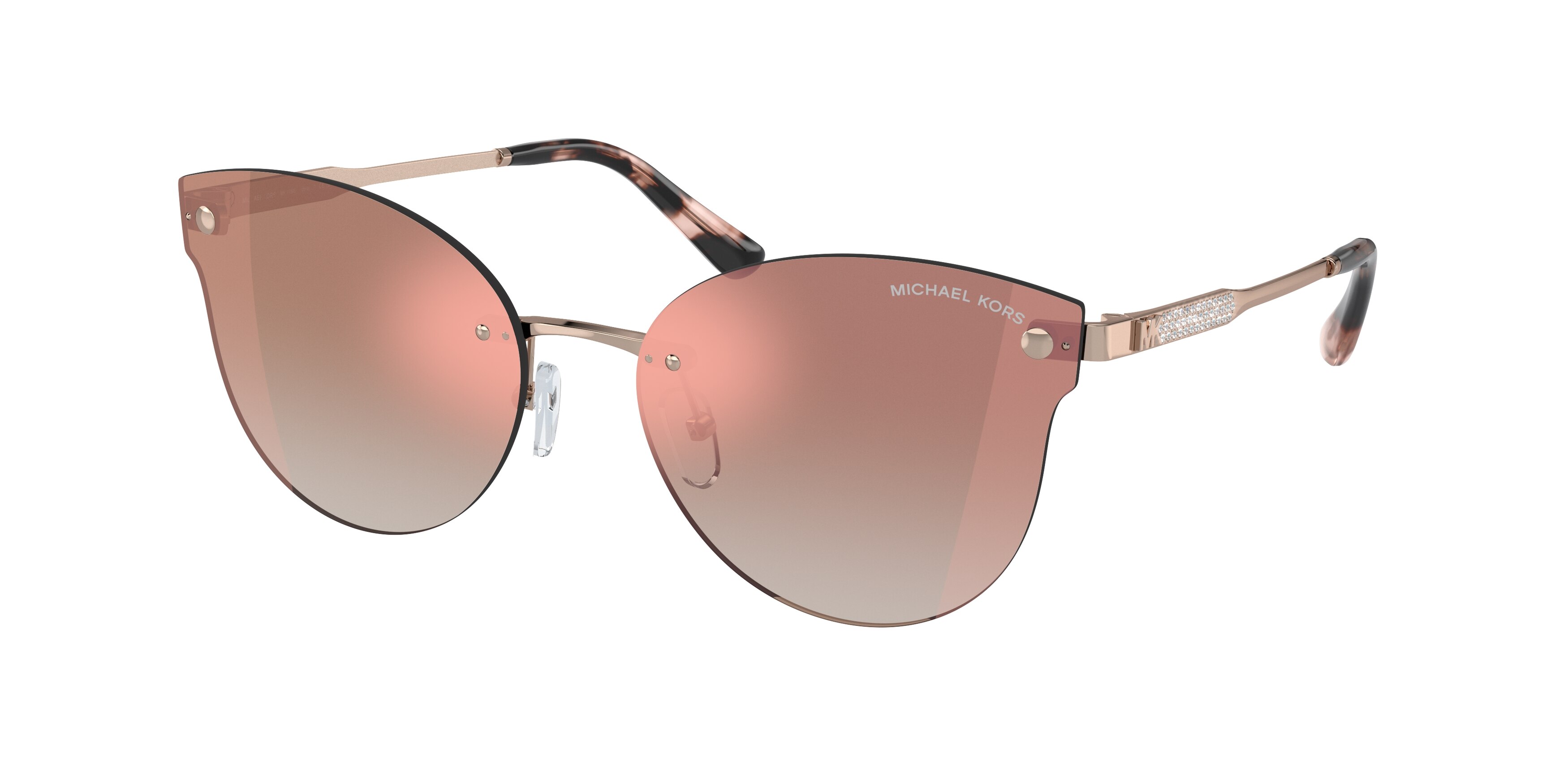 Mk rose gold sunglasses hotsell