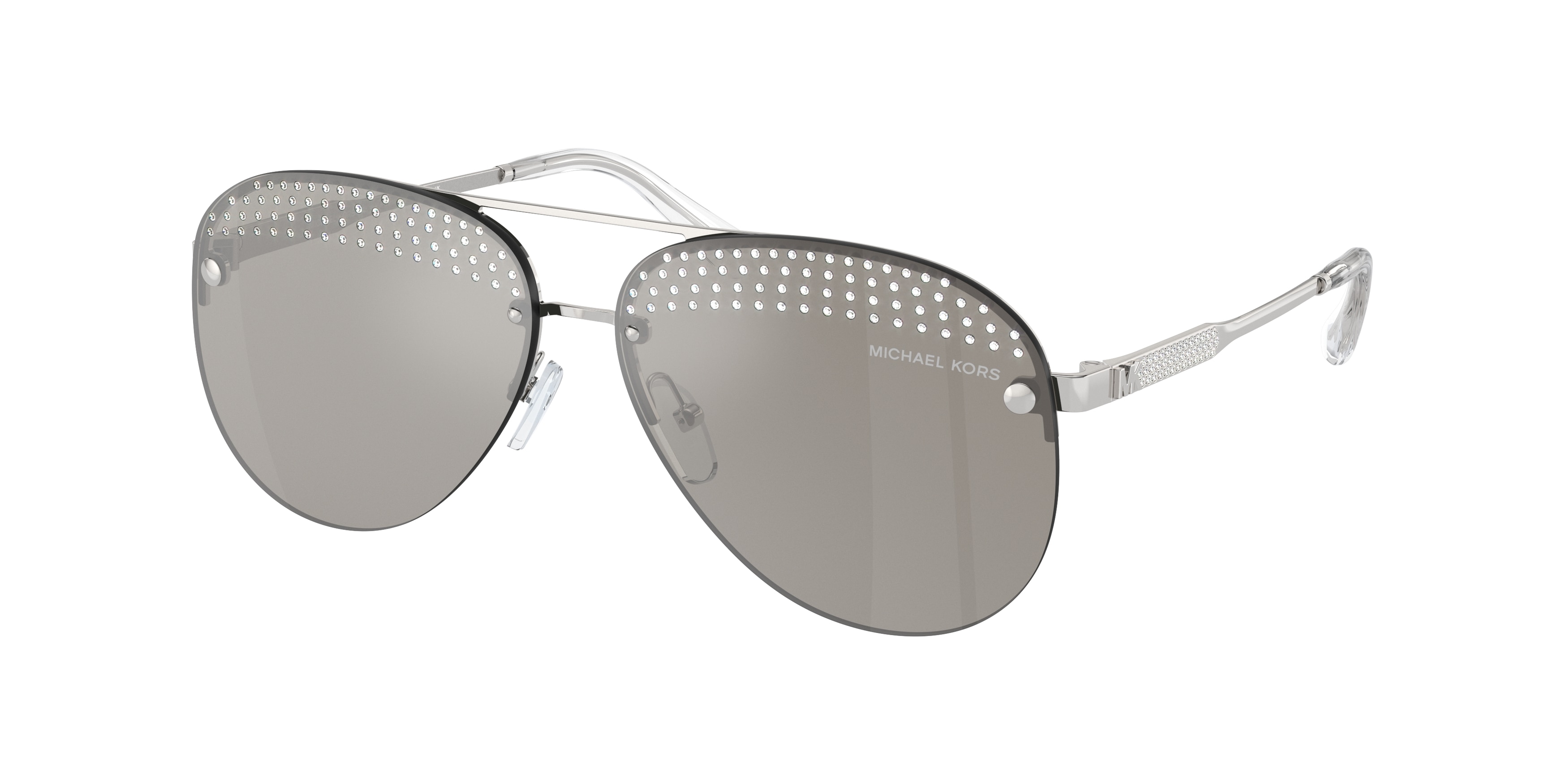 Michael kors best sale white aviator sunglasses